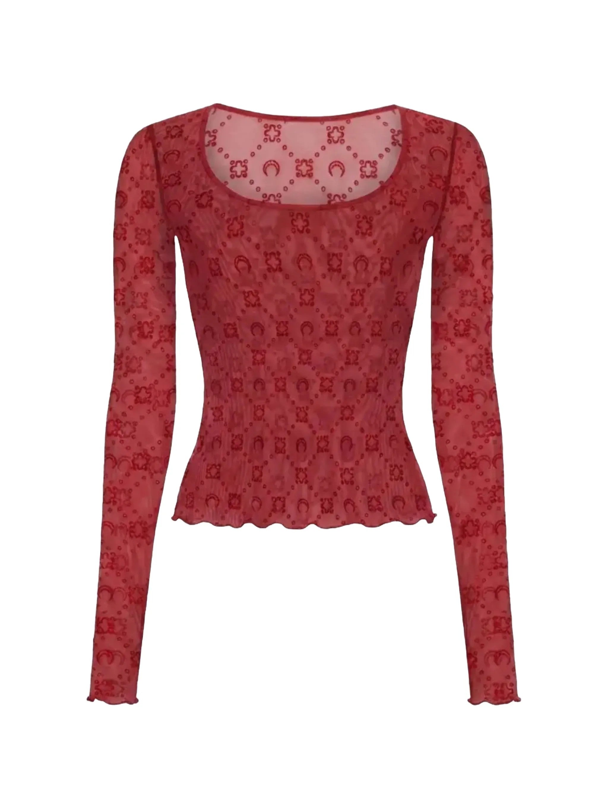 Marine Serre TOP Rosso