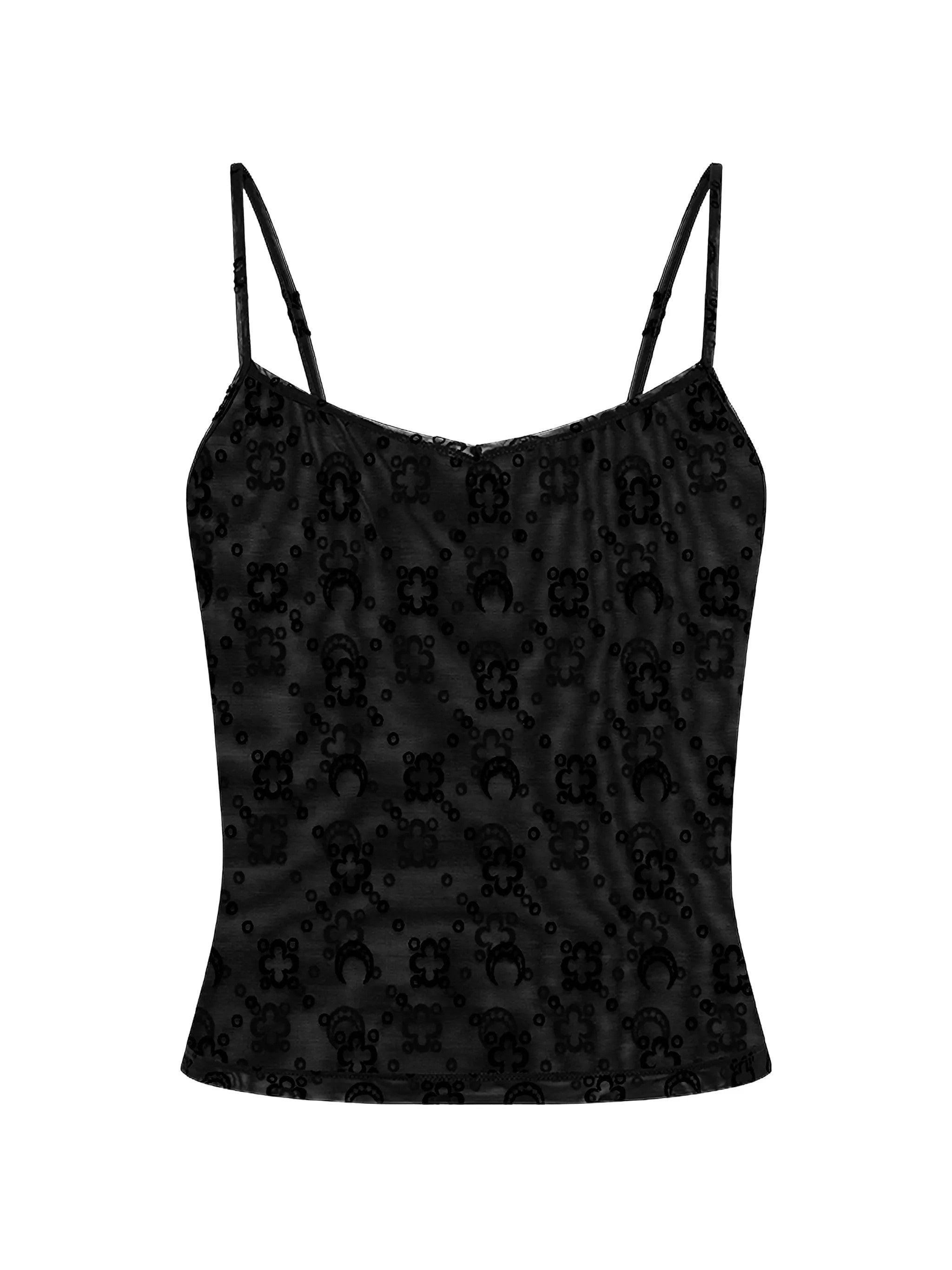 Marine Serre TOP Nero