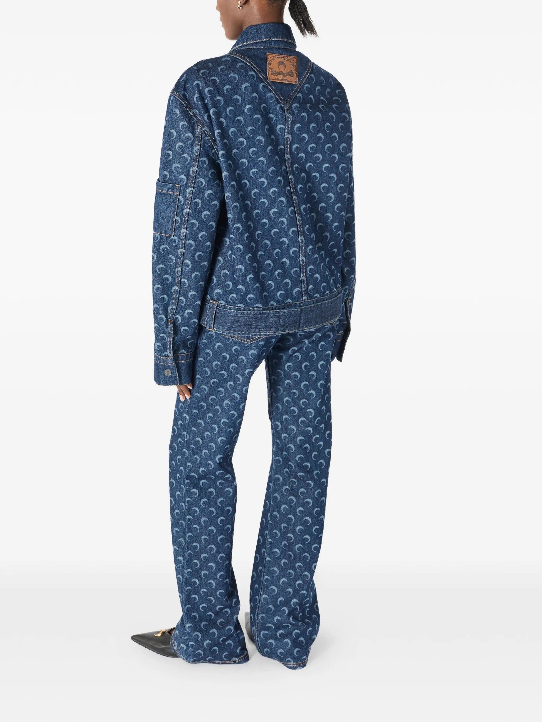 Marine Serre PANTALONI Blu