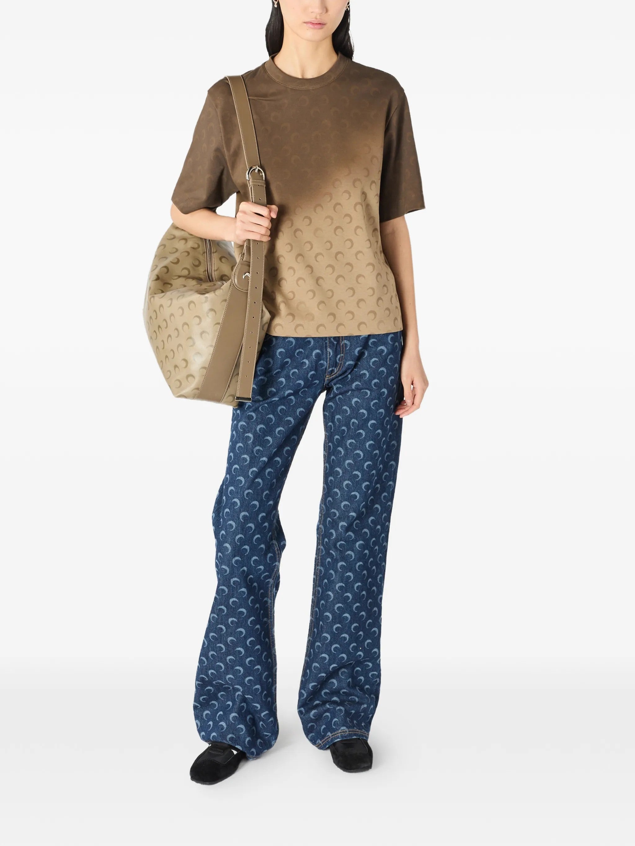 Marine Serre PANTALONI Blu
