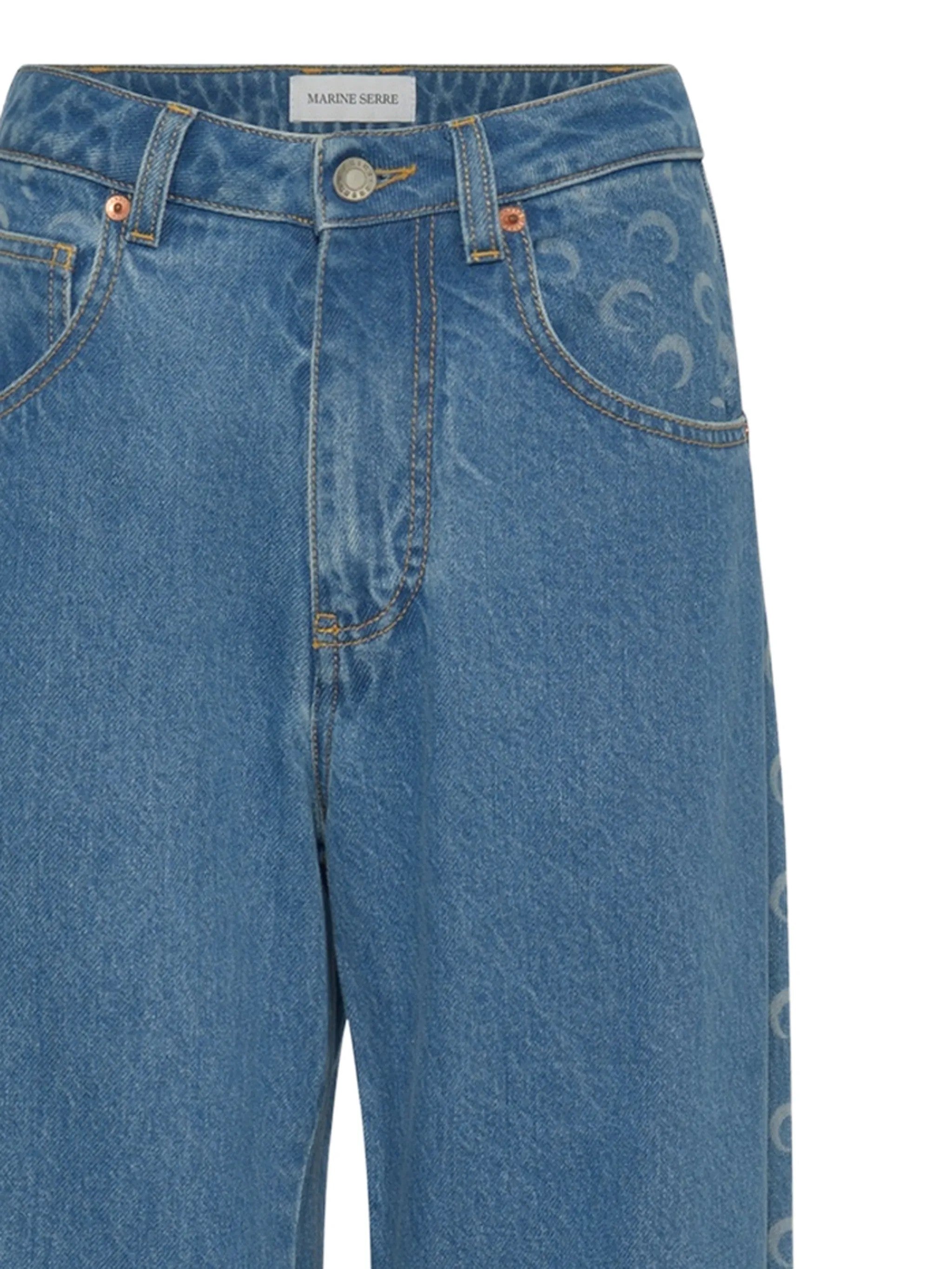 Marine Serre PANTALONI Blu