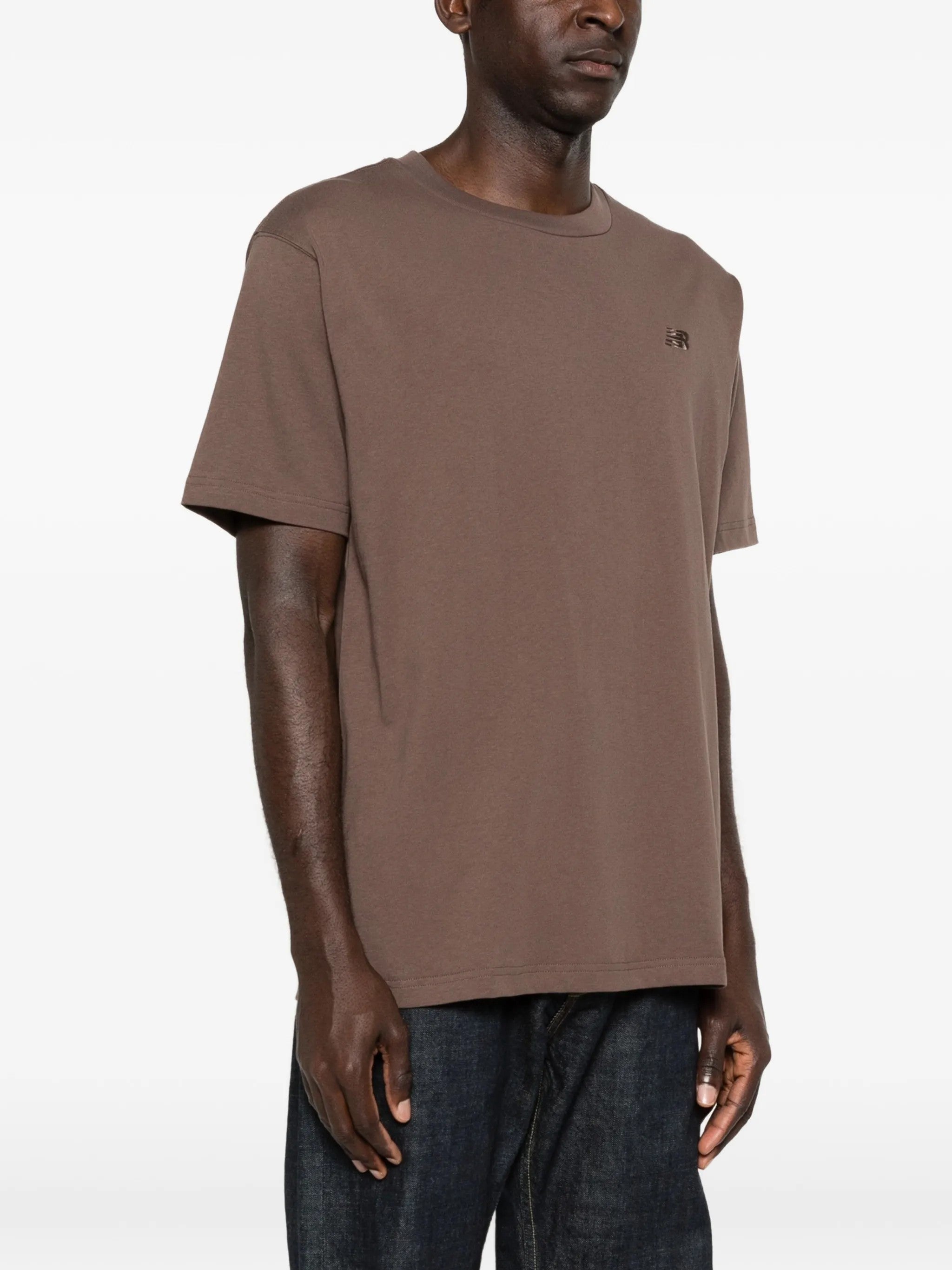 New Balance T-SHIRT Marrone
