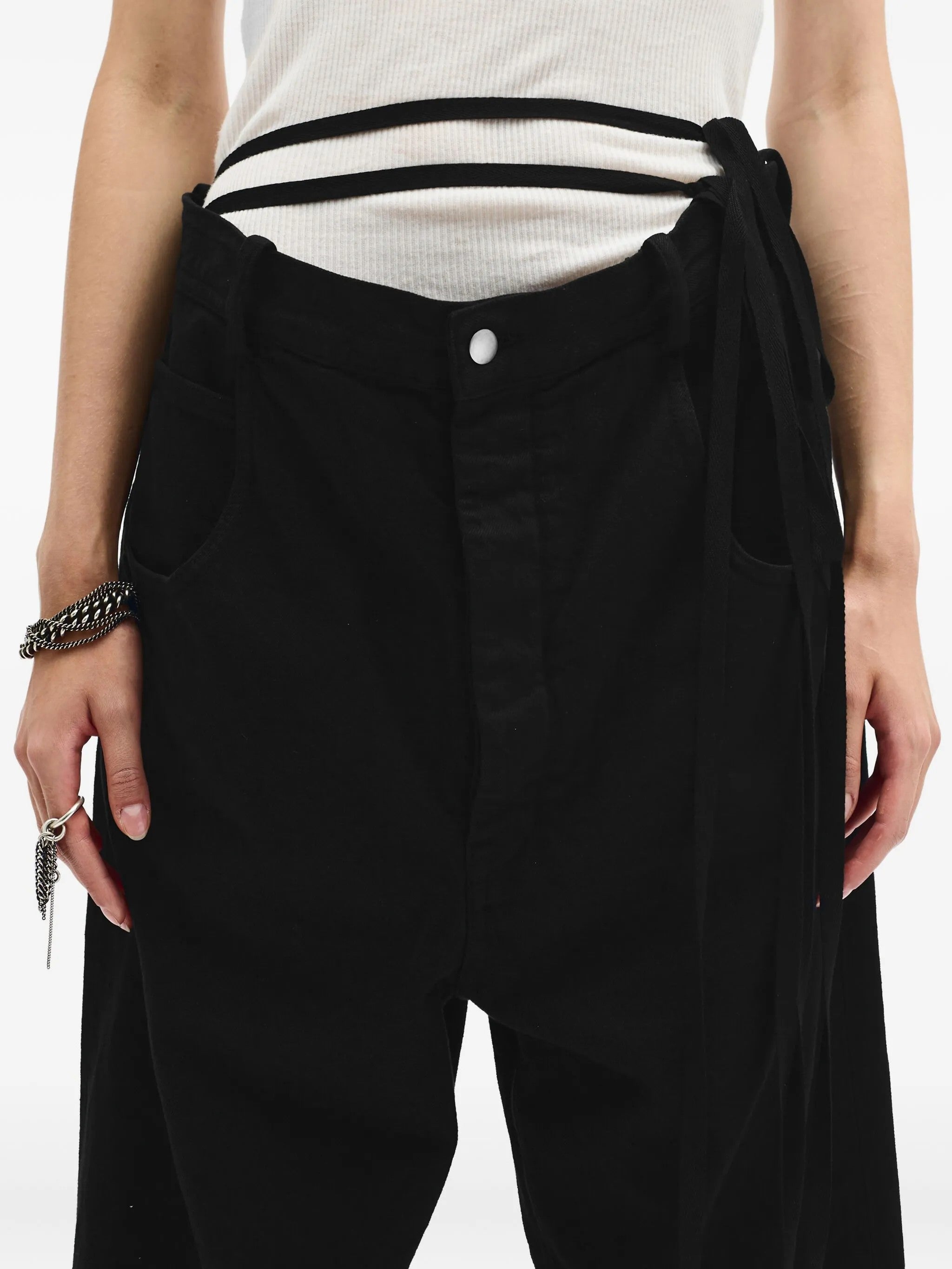 Ann Demeulemeester PANTALONI Nero