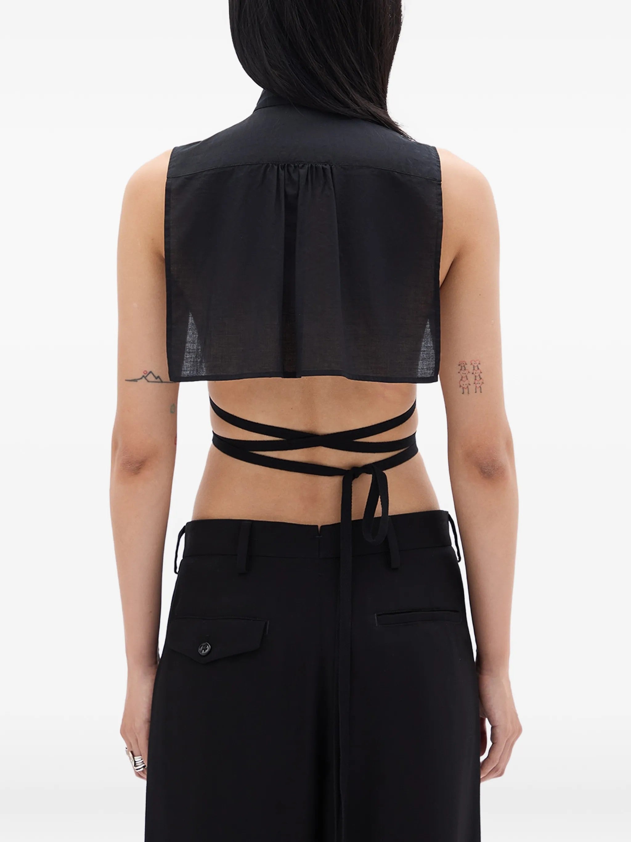 Ann Demeulemeester TOP Nero
