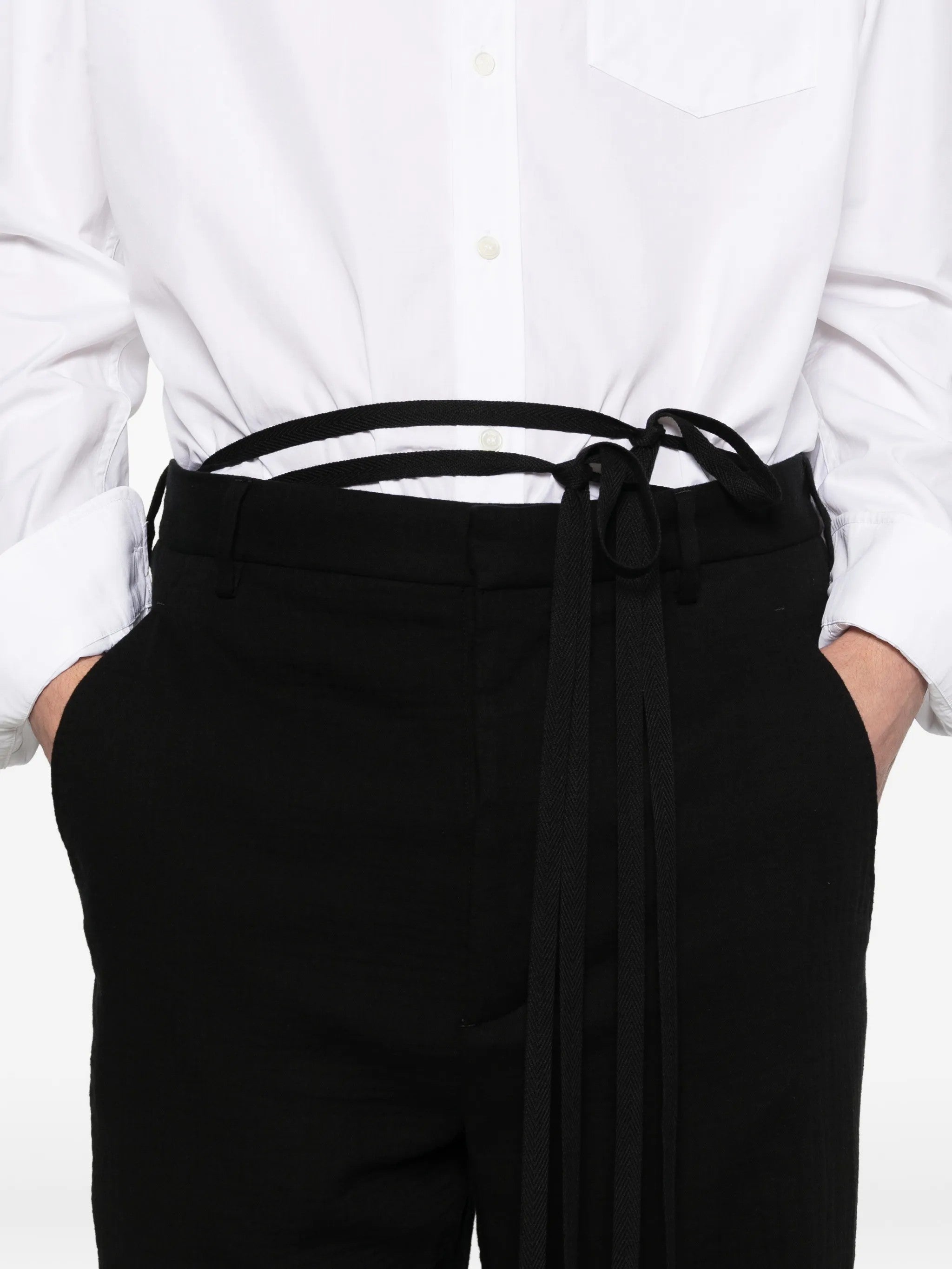 Ann Demeulemeester PANTALONI Nero