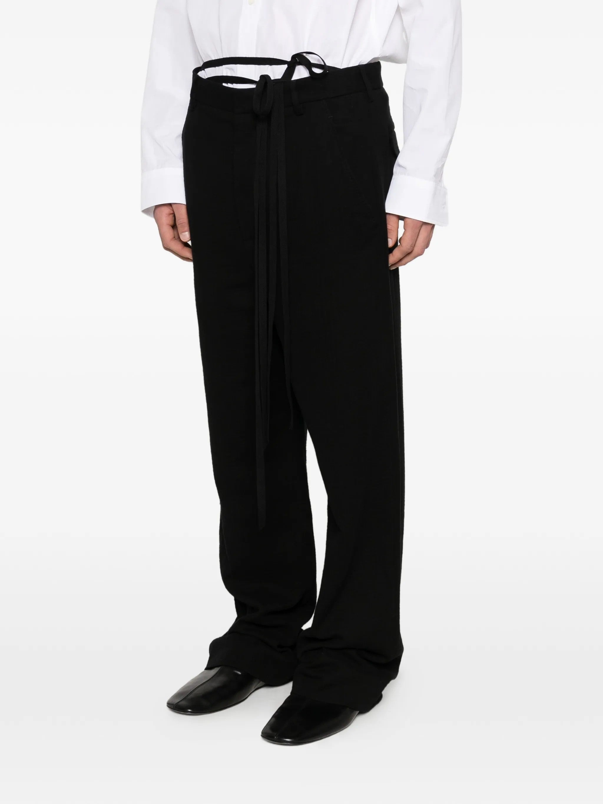 Ann Demeulemeester PANTALONI Nero