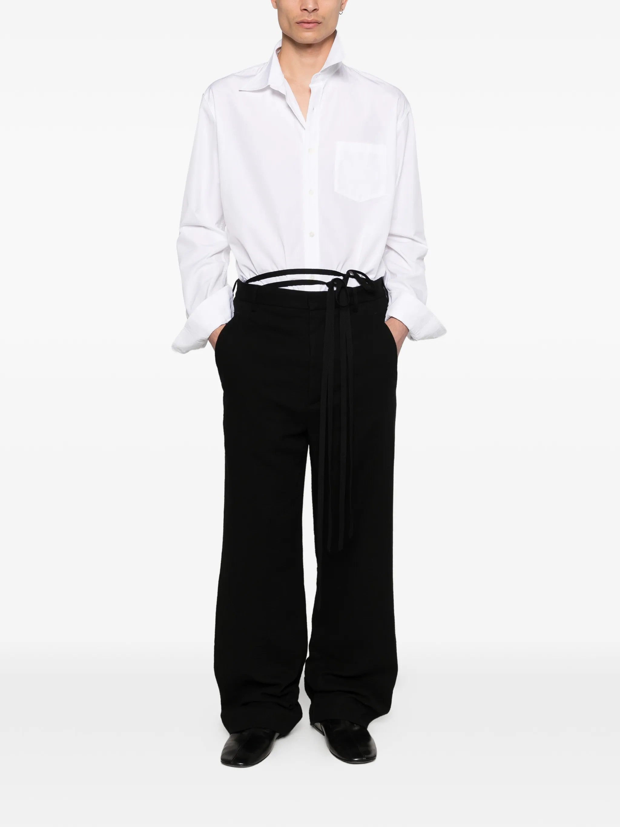 Ann Demeulemeester PANTALONI Nero