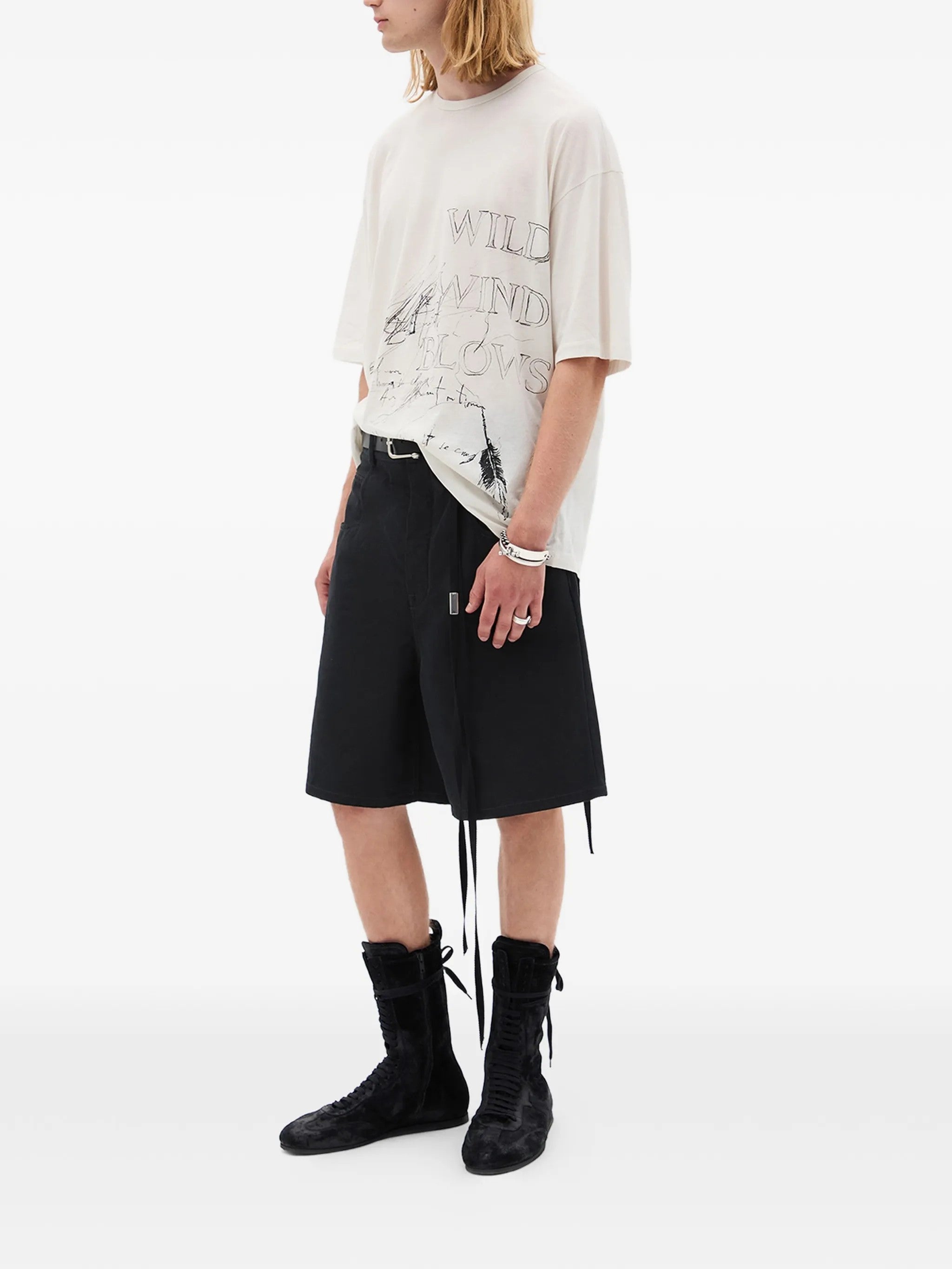 Ann Demeulemeester PANTALONI Nero