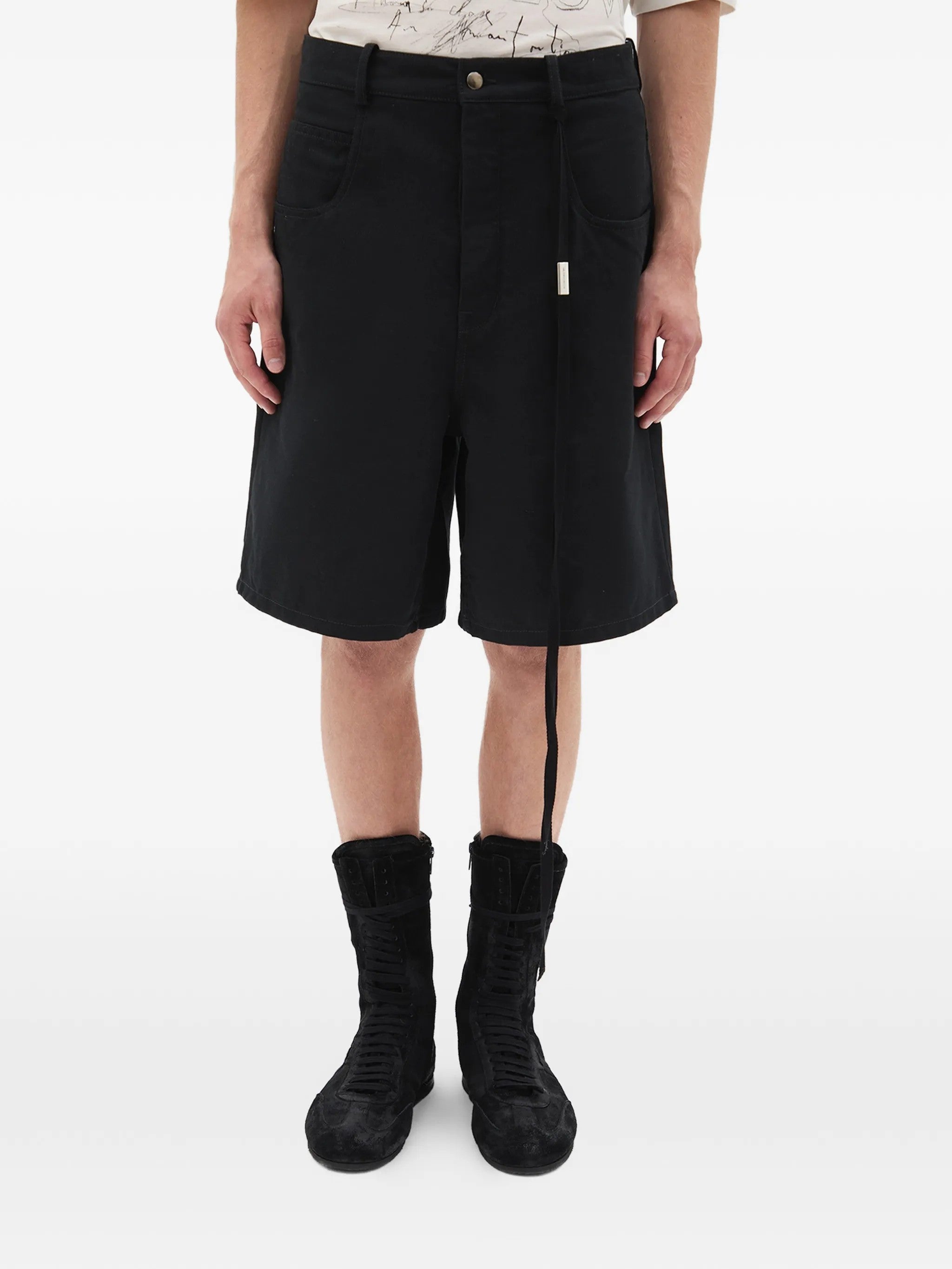 Ann Demeulemeester PANTALONI Nero