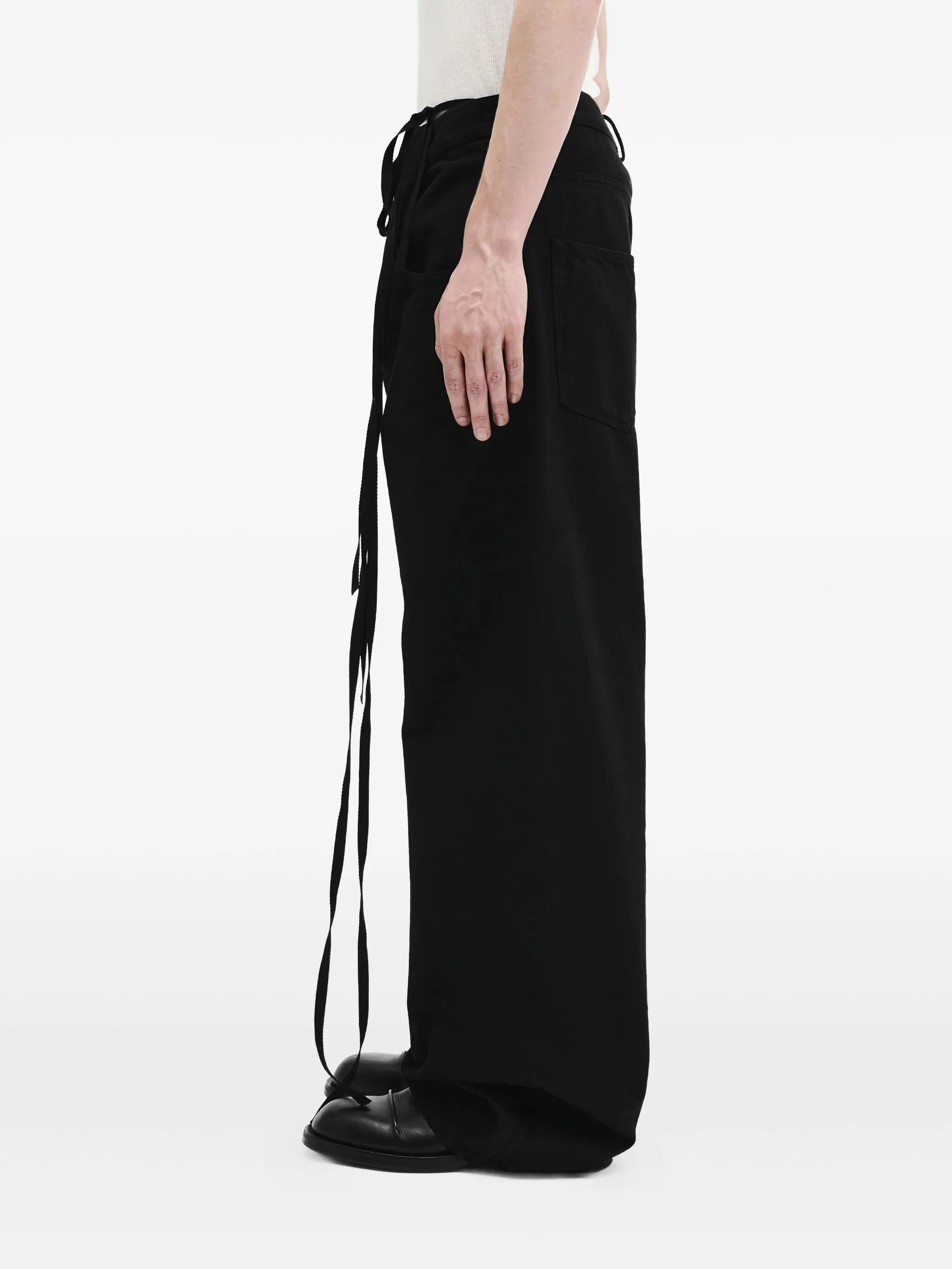 Ann Demeulemeester PANTALONI Nero