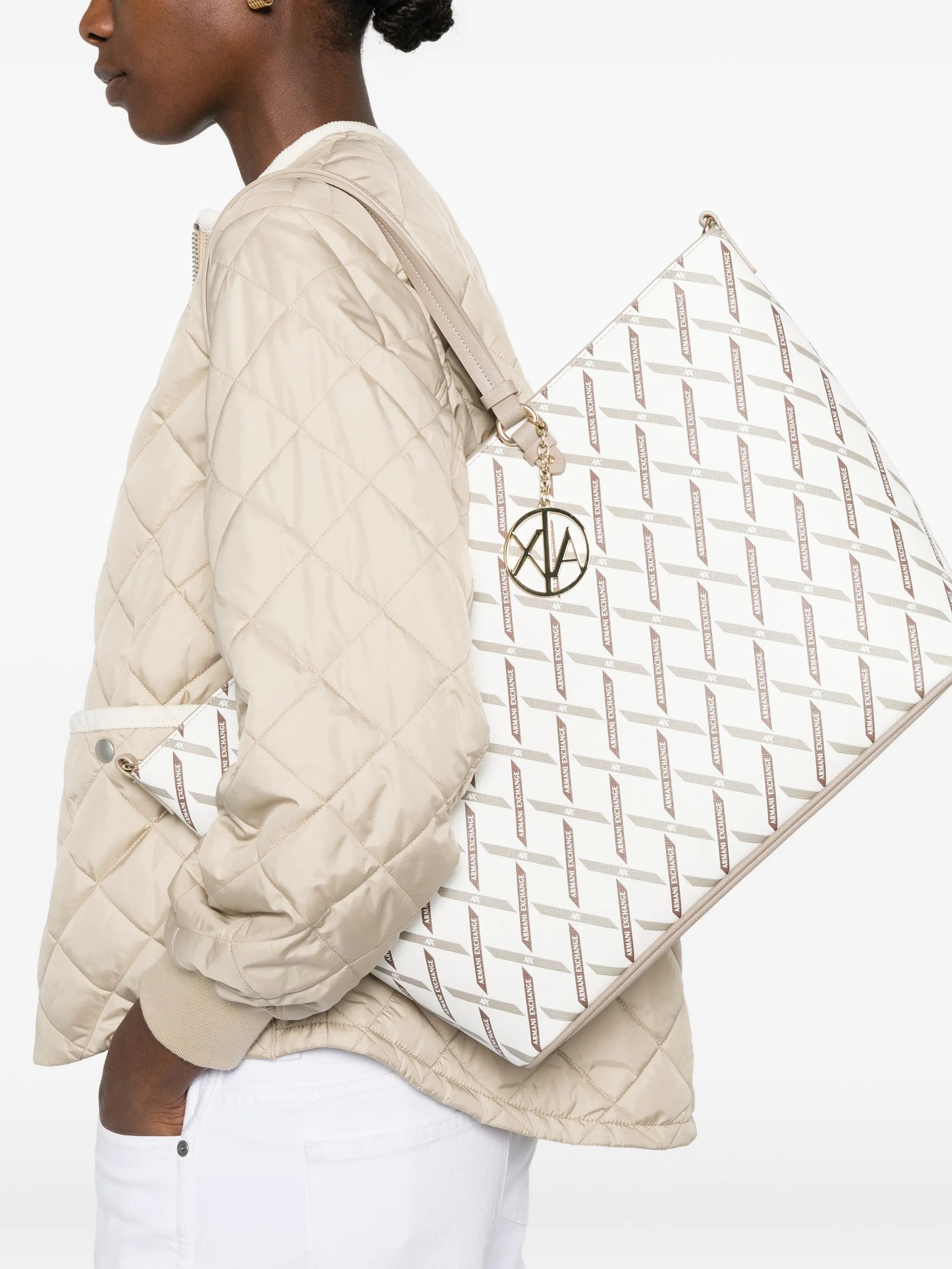 Armani Exchange BORSE A MANO Bianco