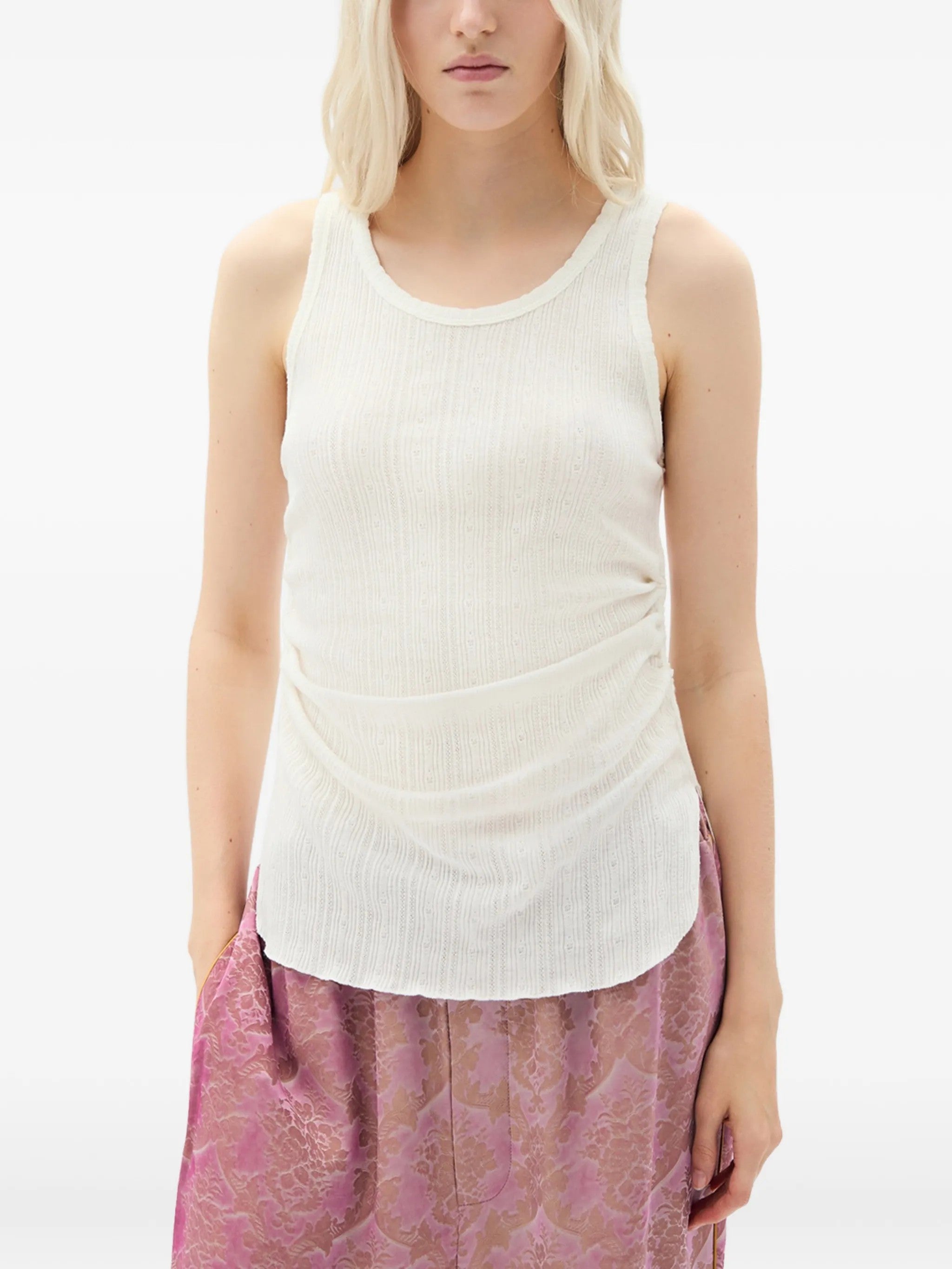 Ann Demeulemeester TOP Bianco