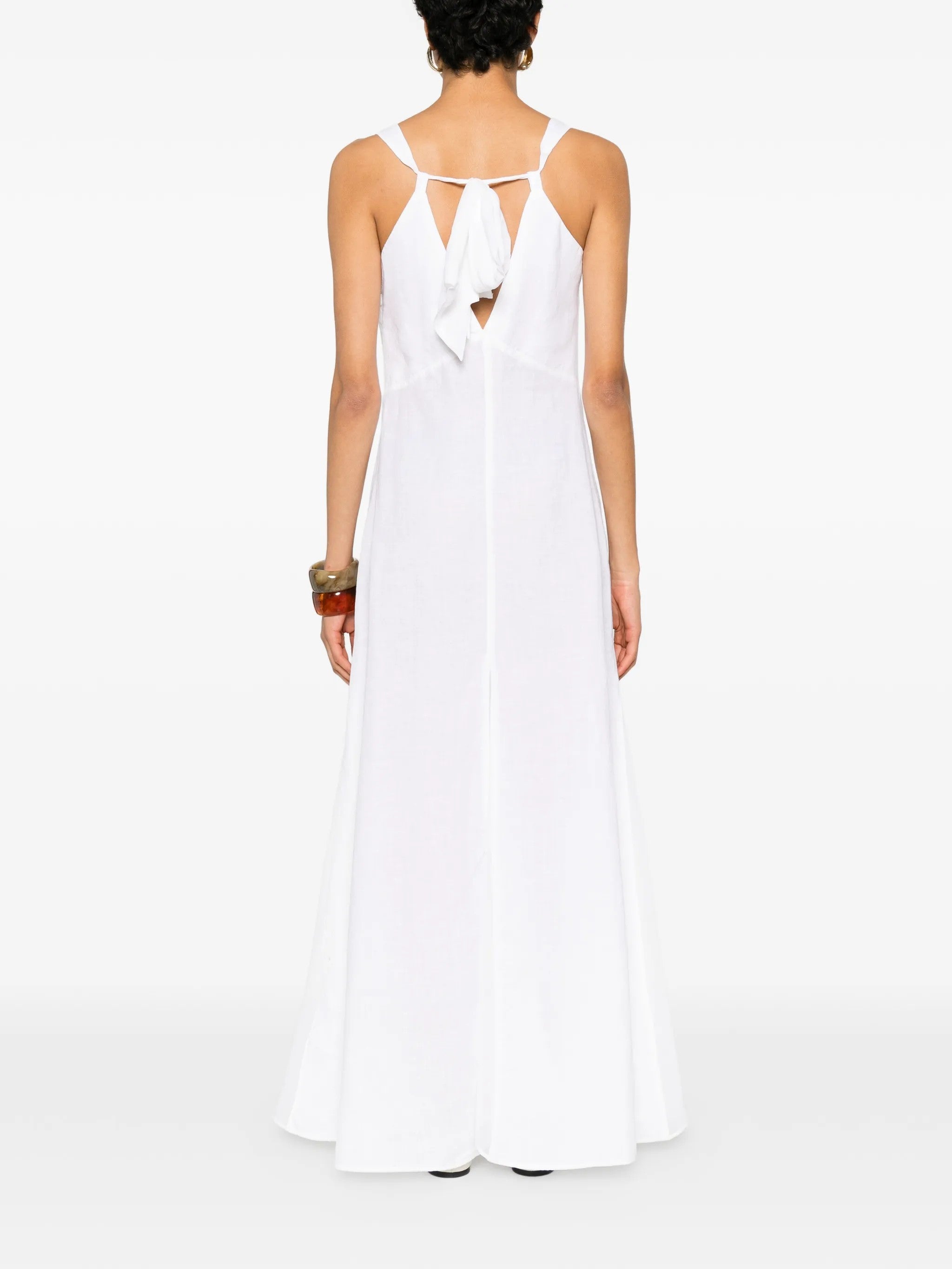 120% Lino VESTITI Bianco