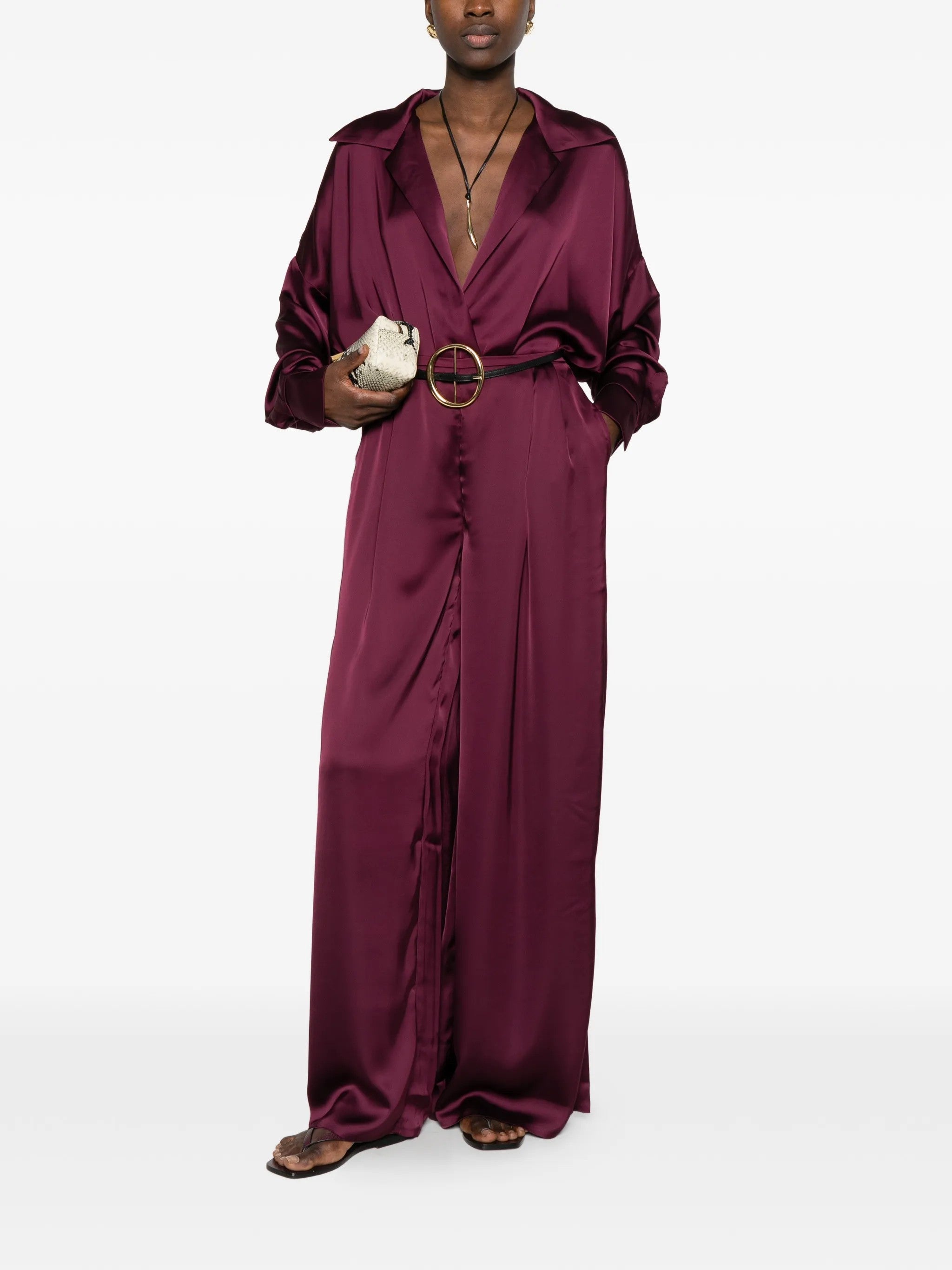 Norma Kamali PANTALONI Viola