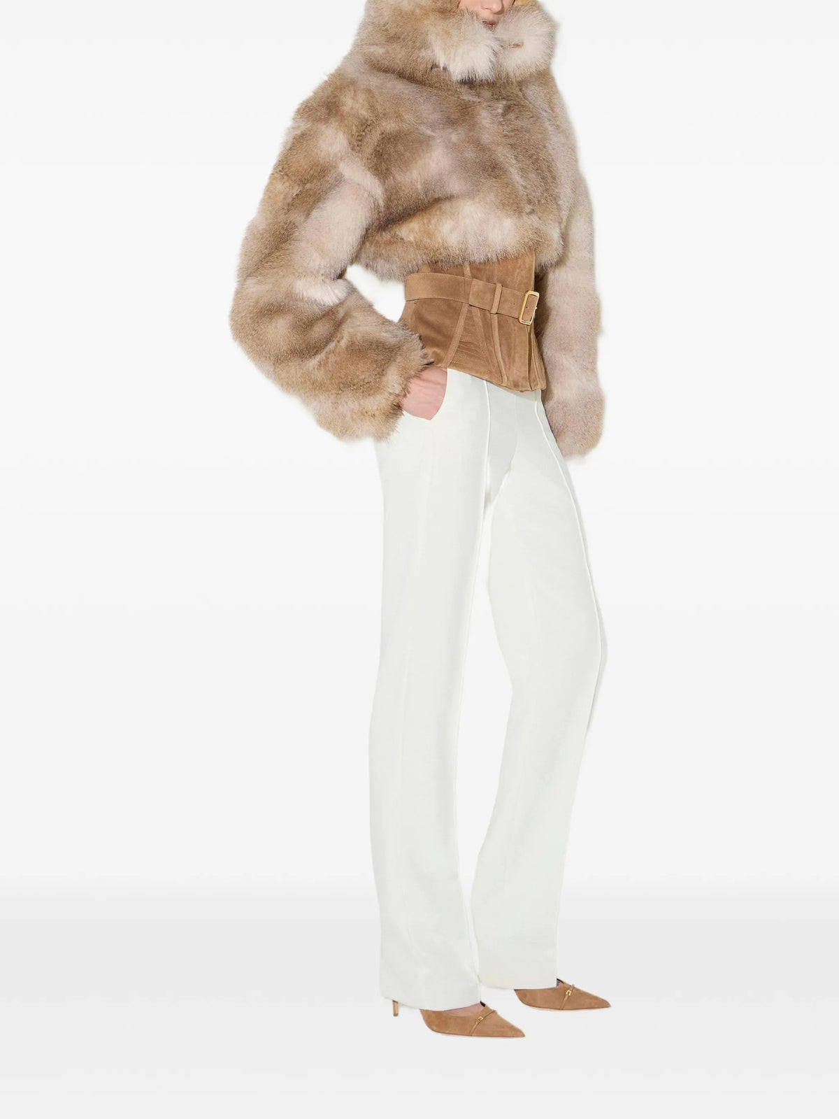 Elisabetta Franchi CAPPOTTI E PIUMINI Beige