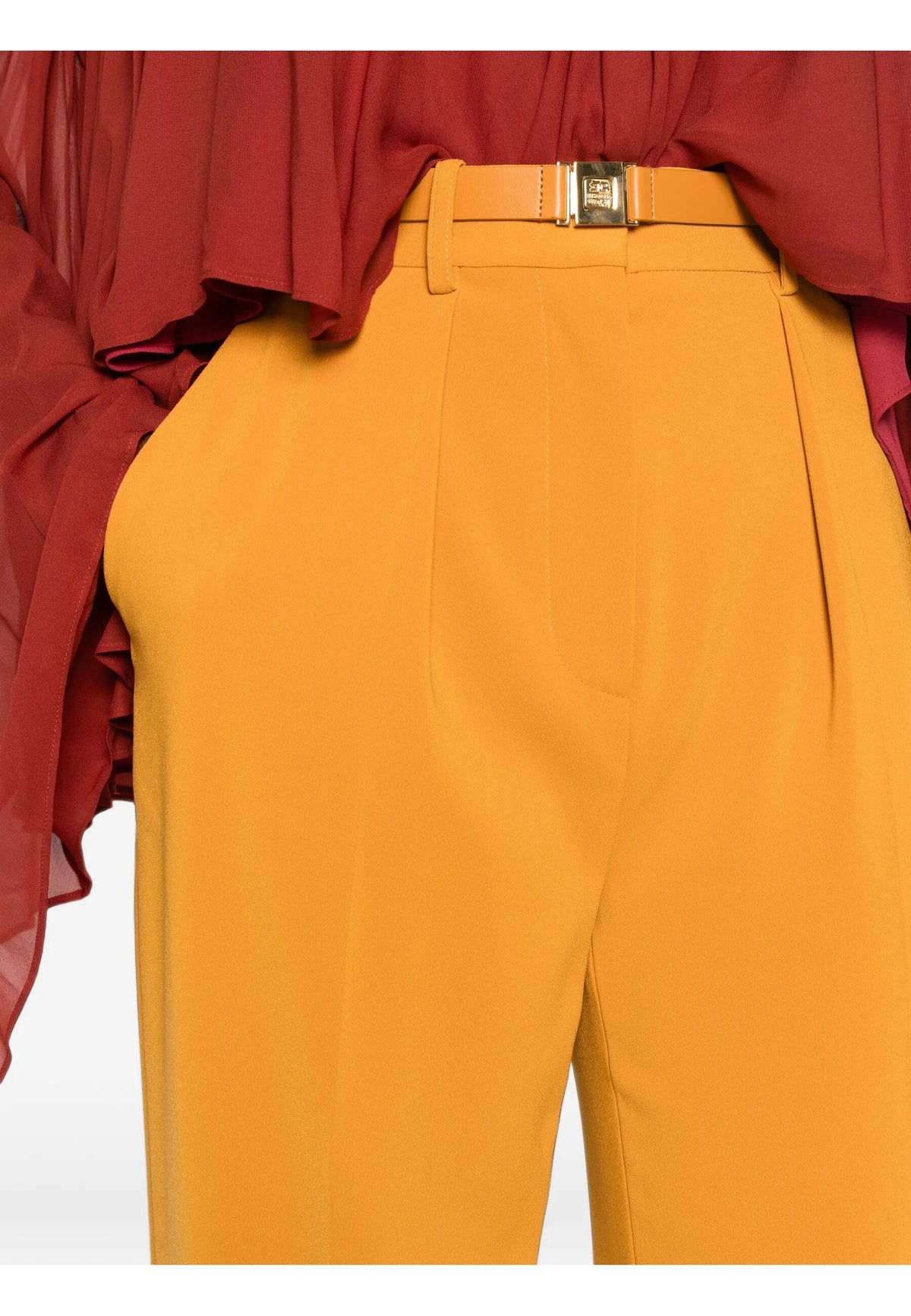 Elisabetta Franchi PANTALONI Giallo