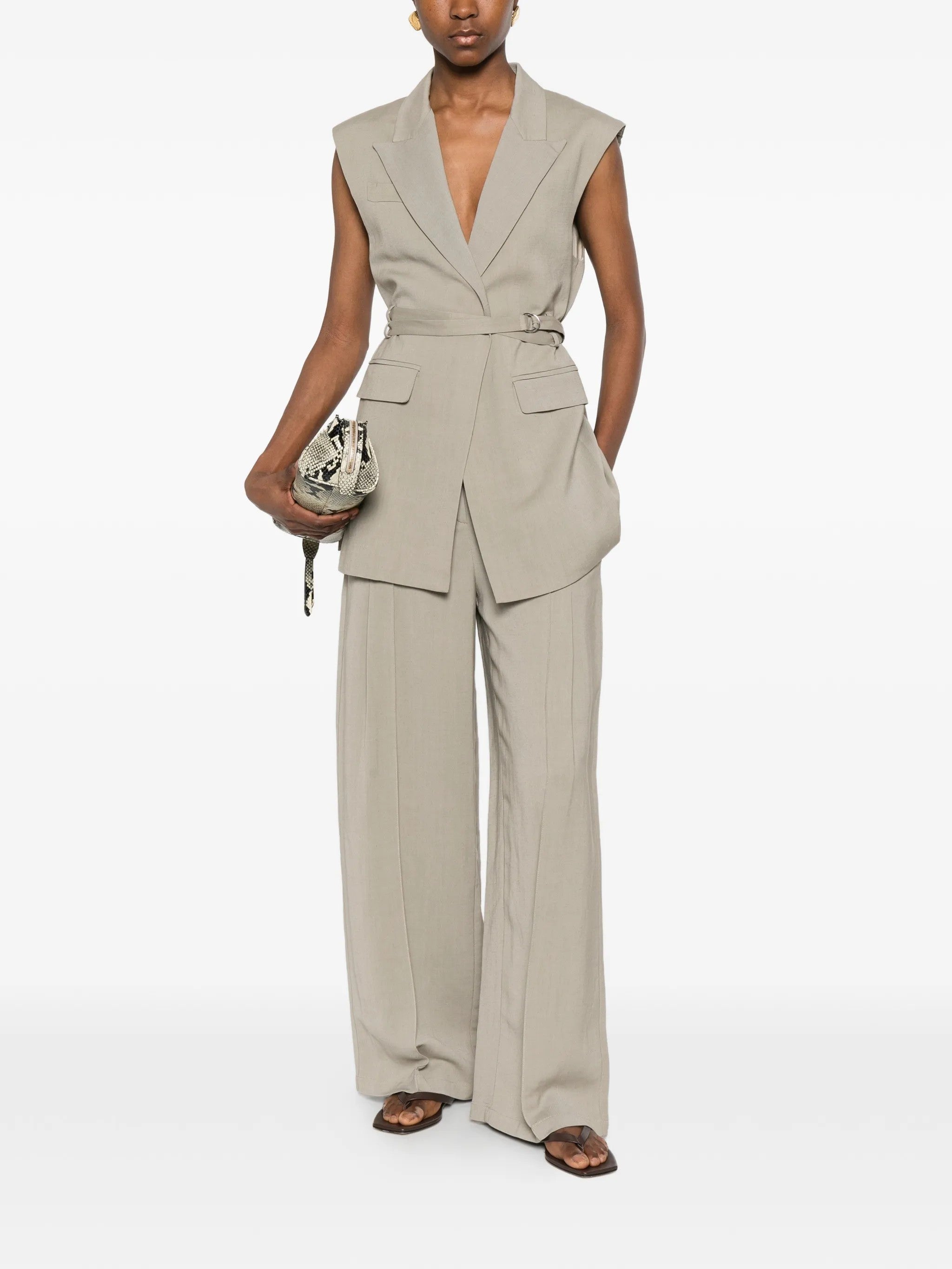 Su PANTALONI Grigio