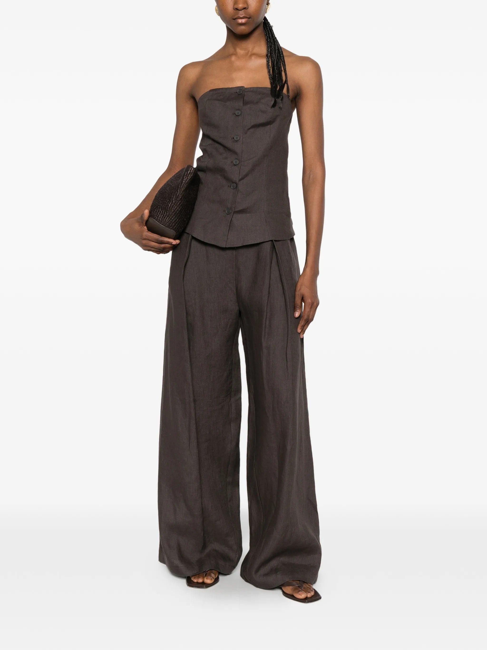 Su PANTALONI Marrone