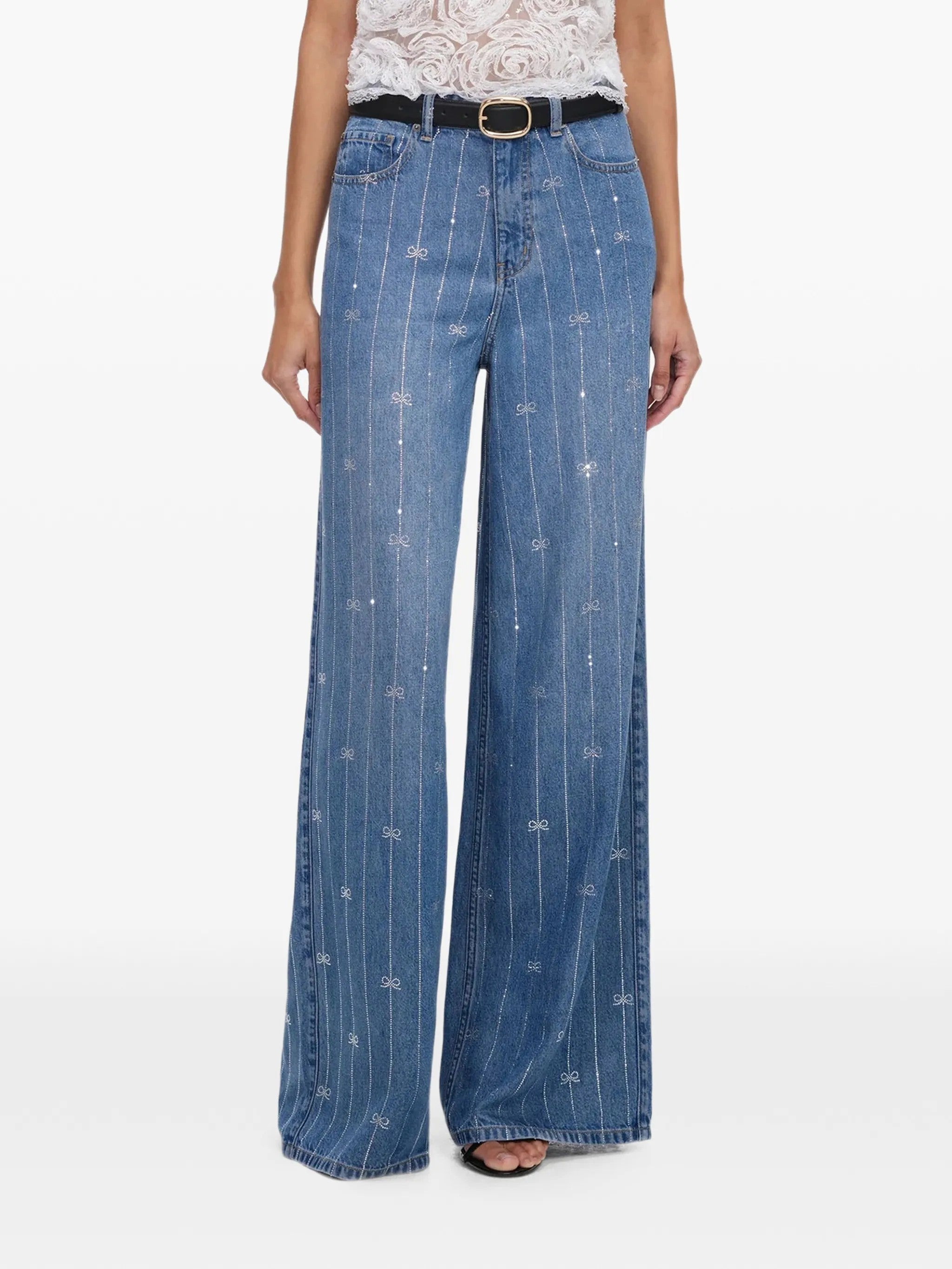 Self-portrait JEANS Blu
