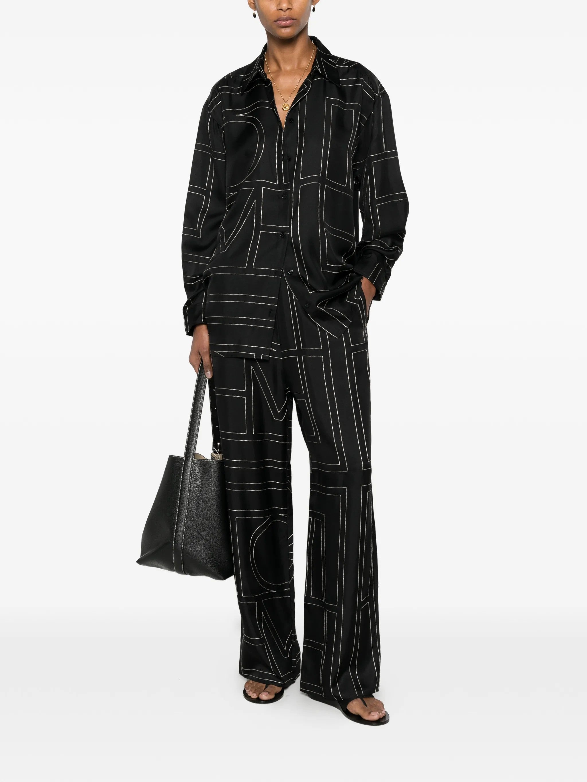 Toteme PANTALONI Nero