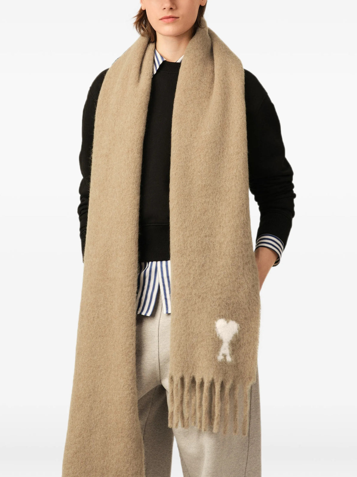 Ami Paris SCIARPE & STOLE Beige