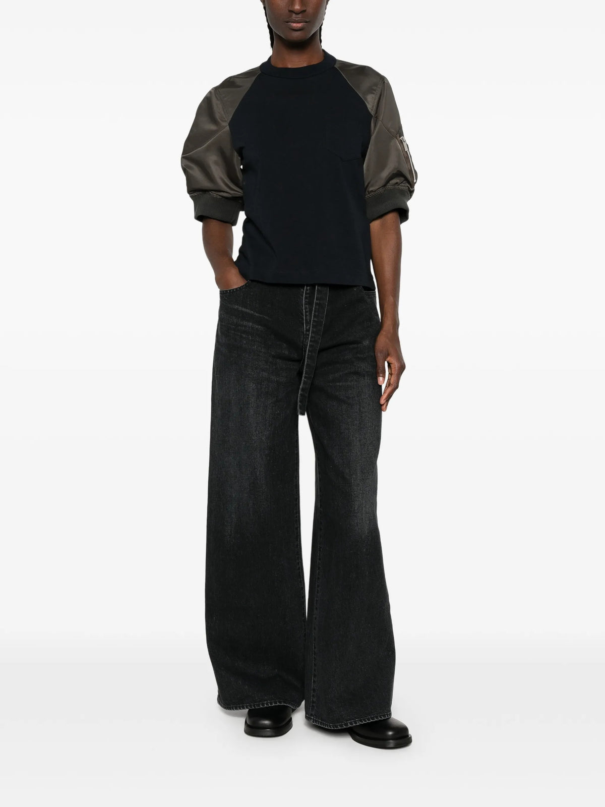 Sacai T-SHIRT Blu