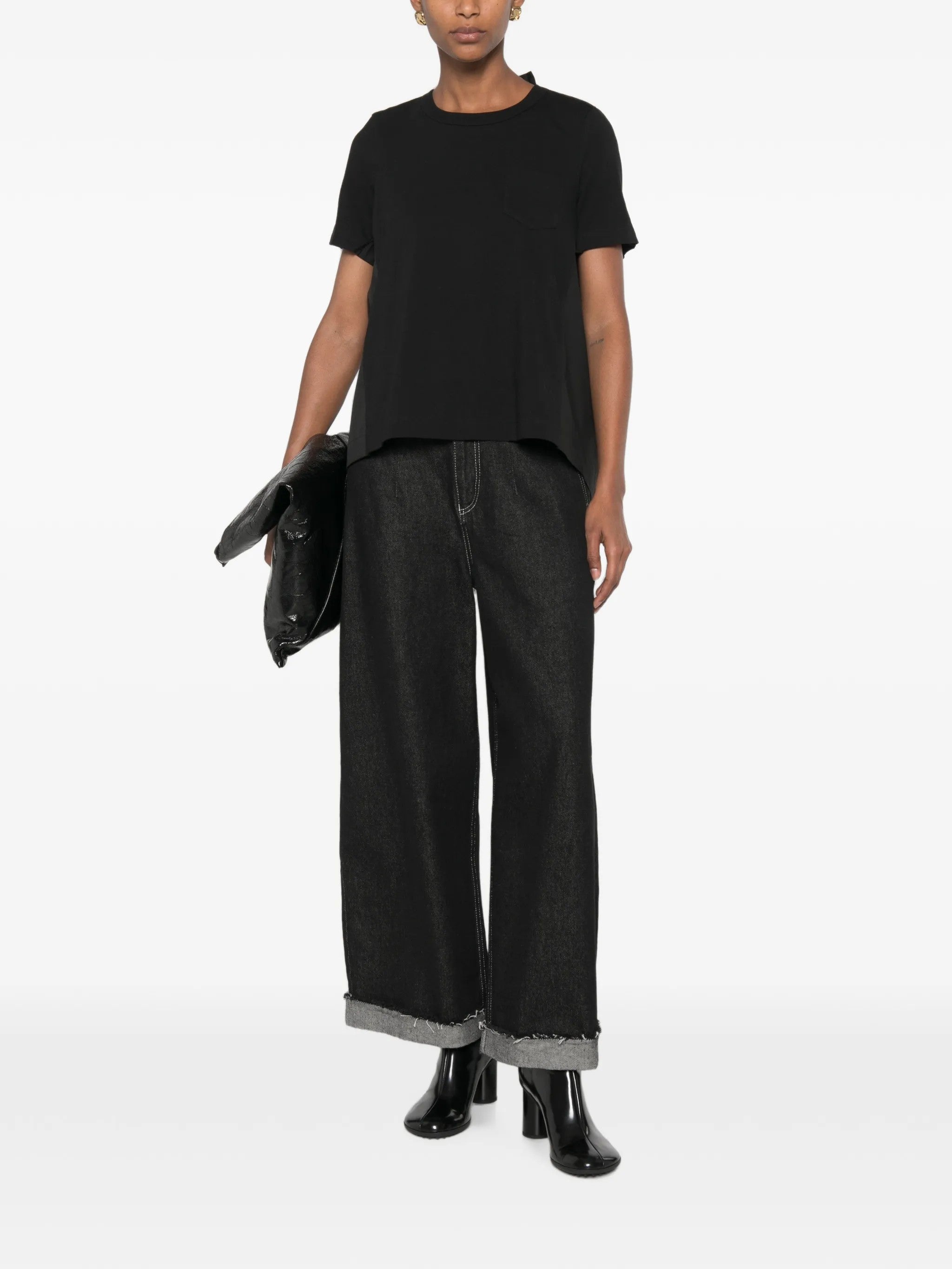 Sacai T-SHIRT Nero