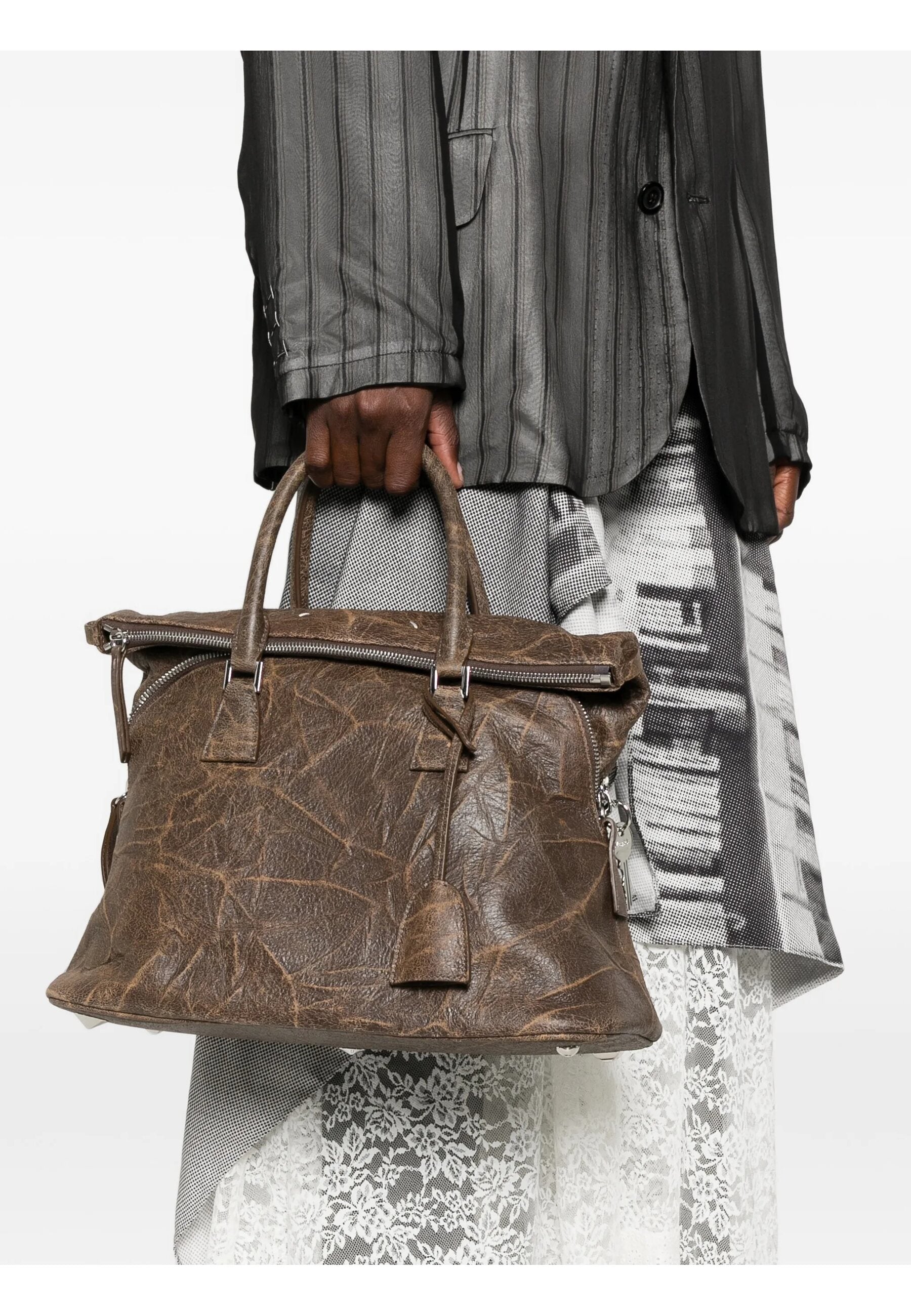 Maison Margiela BORSE A MANO Marrone