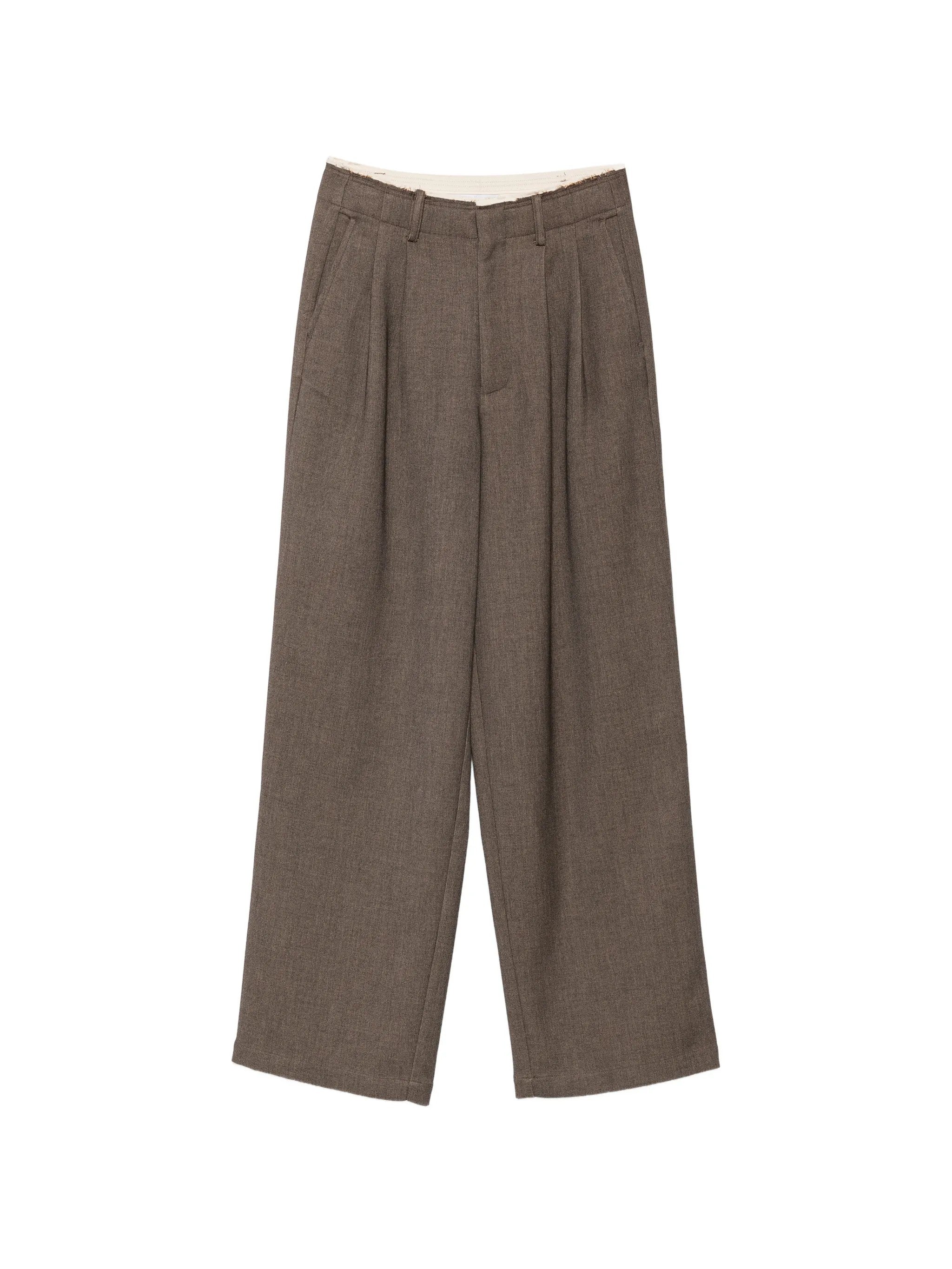 Eleh PANTALONI Marrone