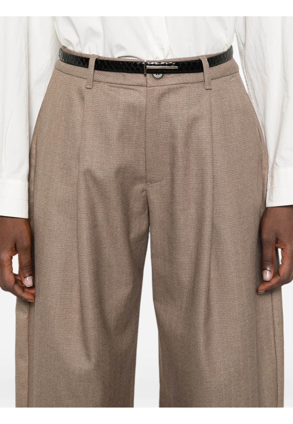 Eleh PANTALONI Marrone