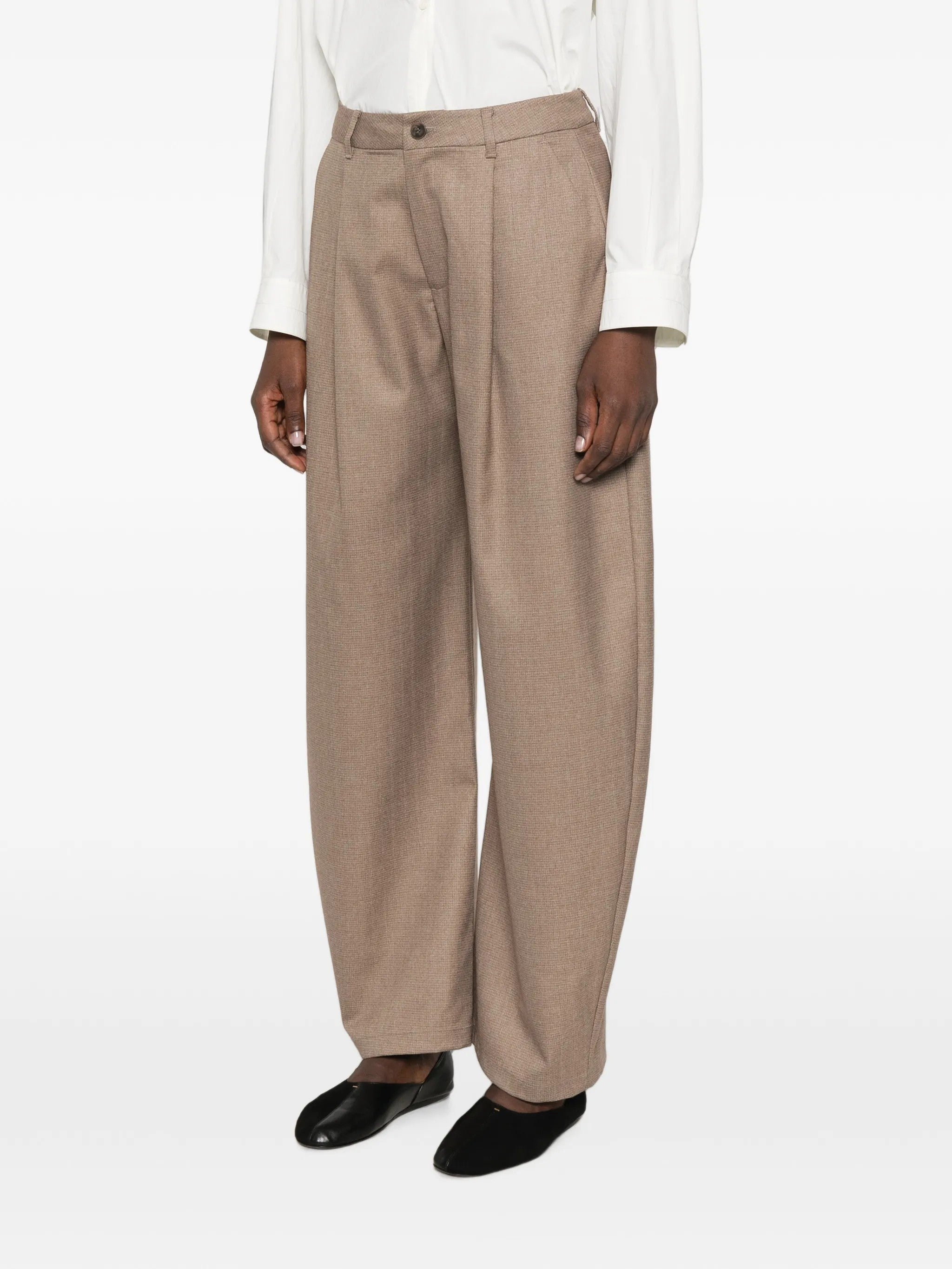 Eleh PANTALONI Marrone