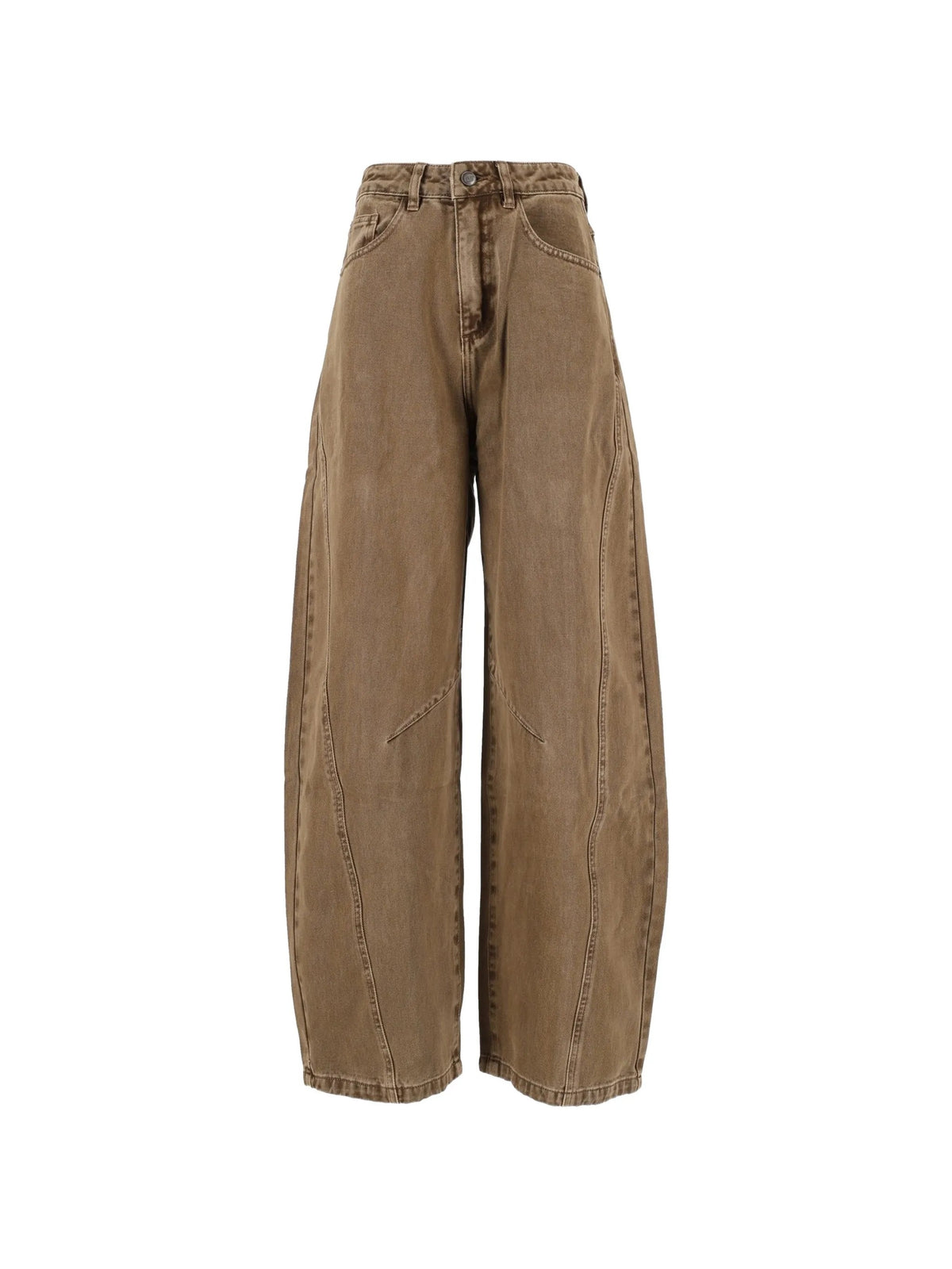Eleh PANTALONI Marrone
