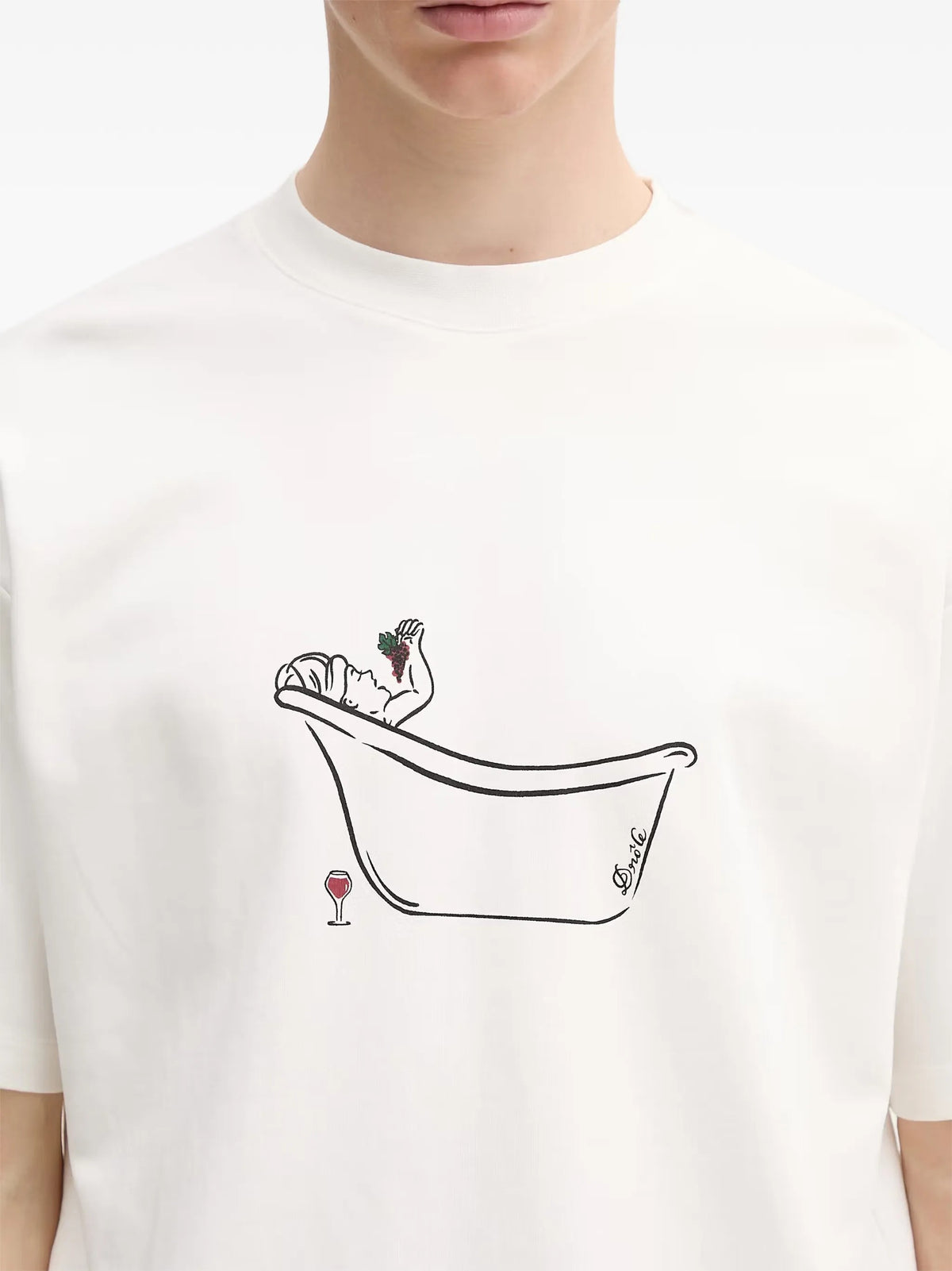 Drole De Monsieur T-SHIRT Bianco