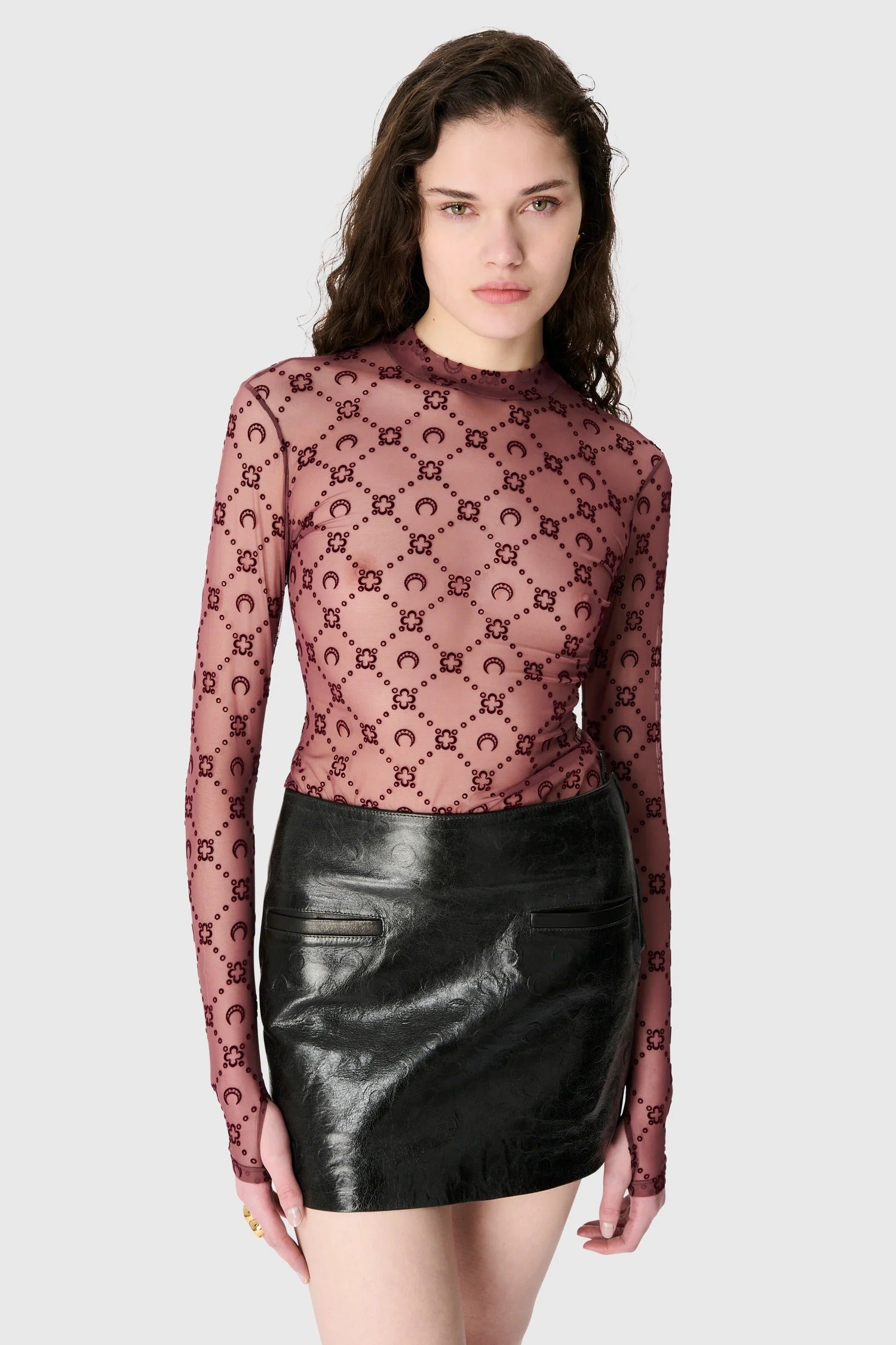 Marine Serre TOP Nero