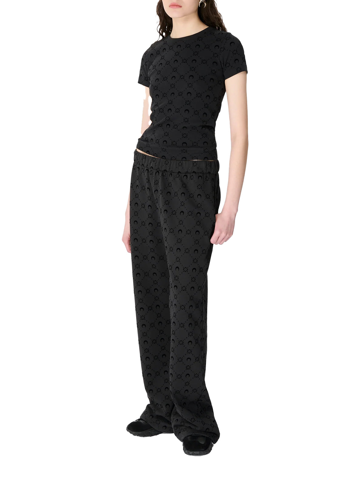 Marine Serre T-SHIRT Nero