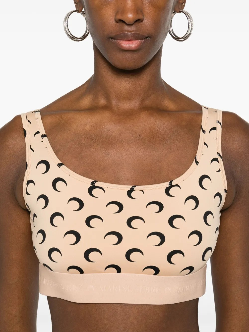 Marine Serre TOP Bianco