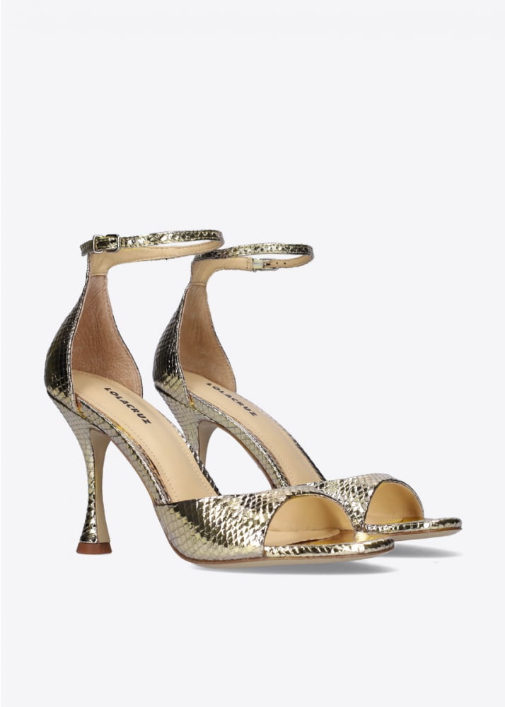 Lola Cruz SANDALI Oro