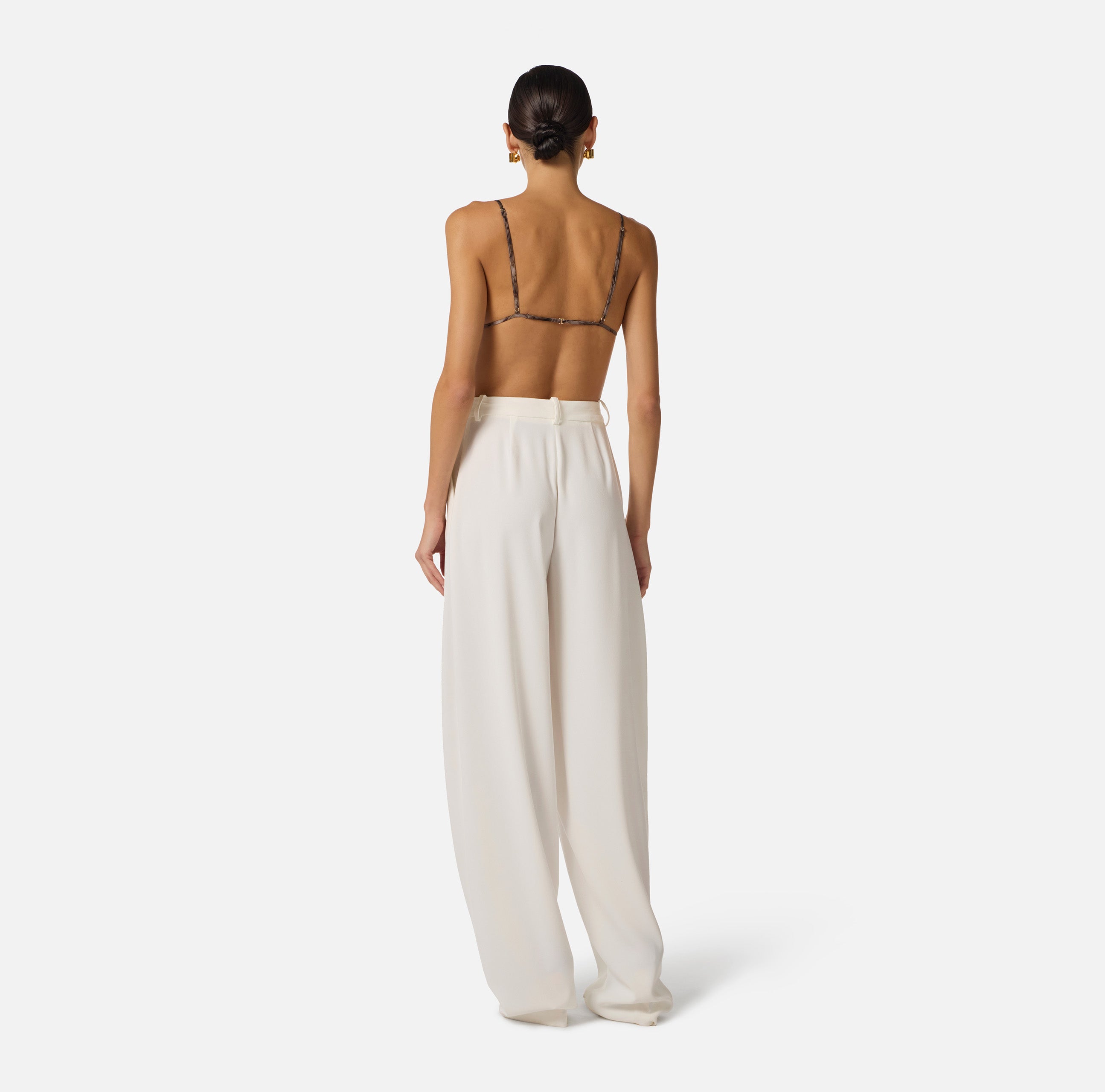 Elisabetta Franchi PANTALONI Bianco