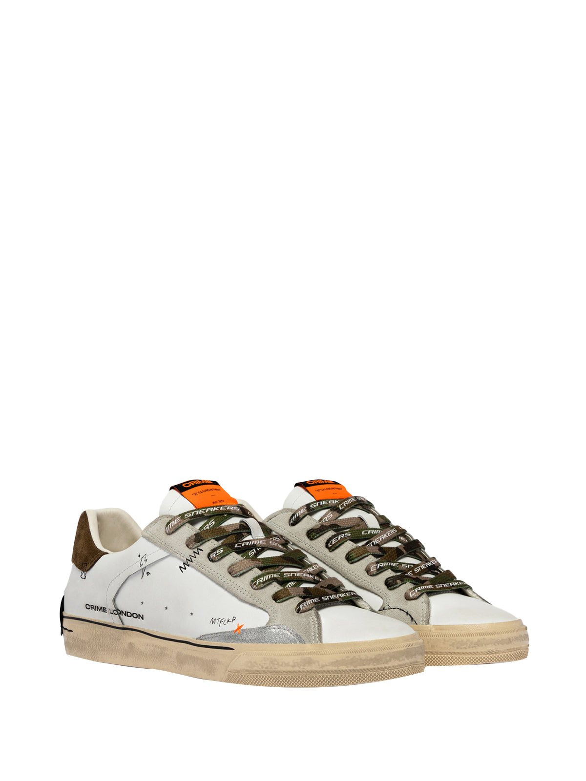 Crime London SNEAKERS Bianco