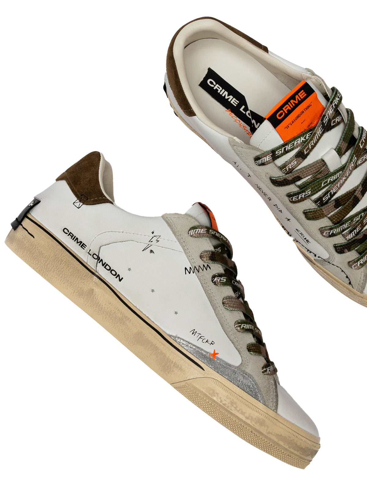 Crime London SNEAKERS Bianco