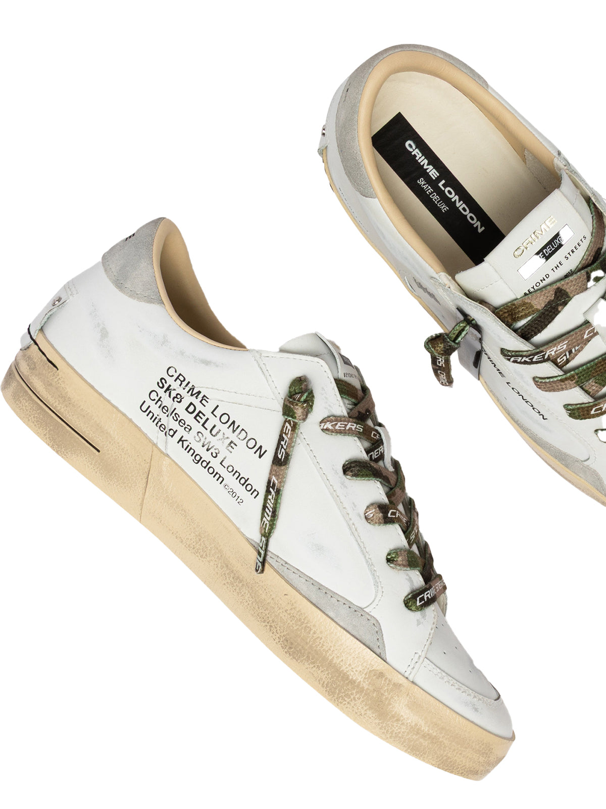 Crime London SNEAKERS Bianco