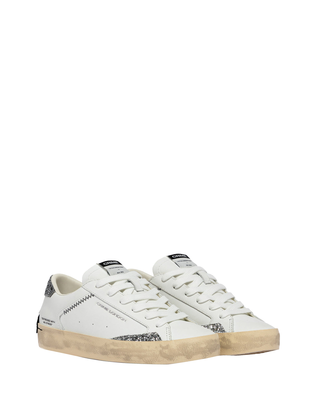 Crime London SNEAKERS Bianco
