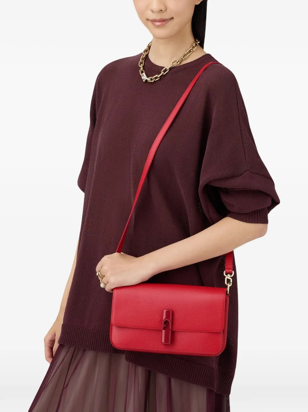 Furla BORSE A TRACOLLA Rosso