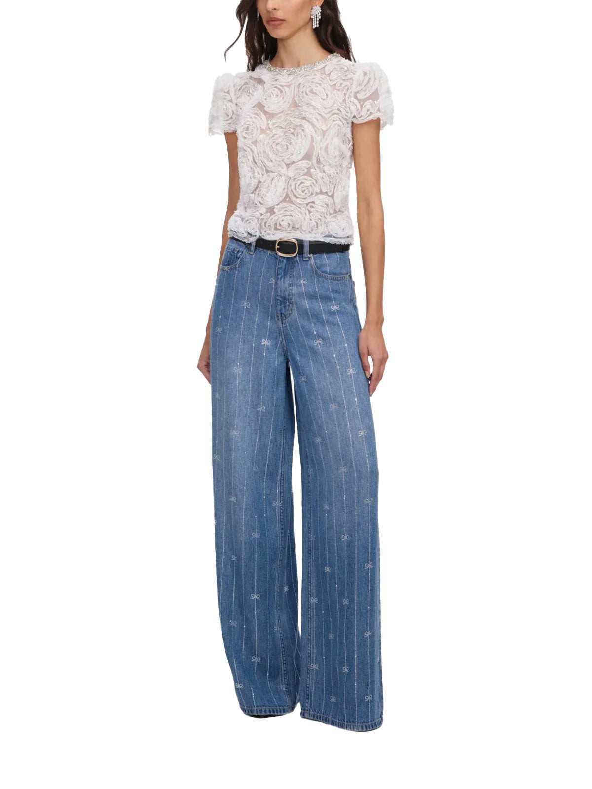 Self-portrait JEANS Blu