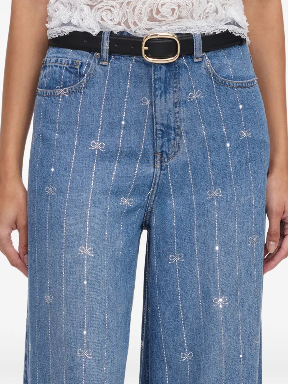 Self-portrait JEANS Blu