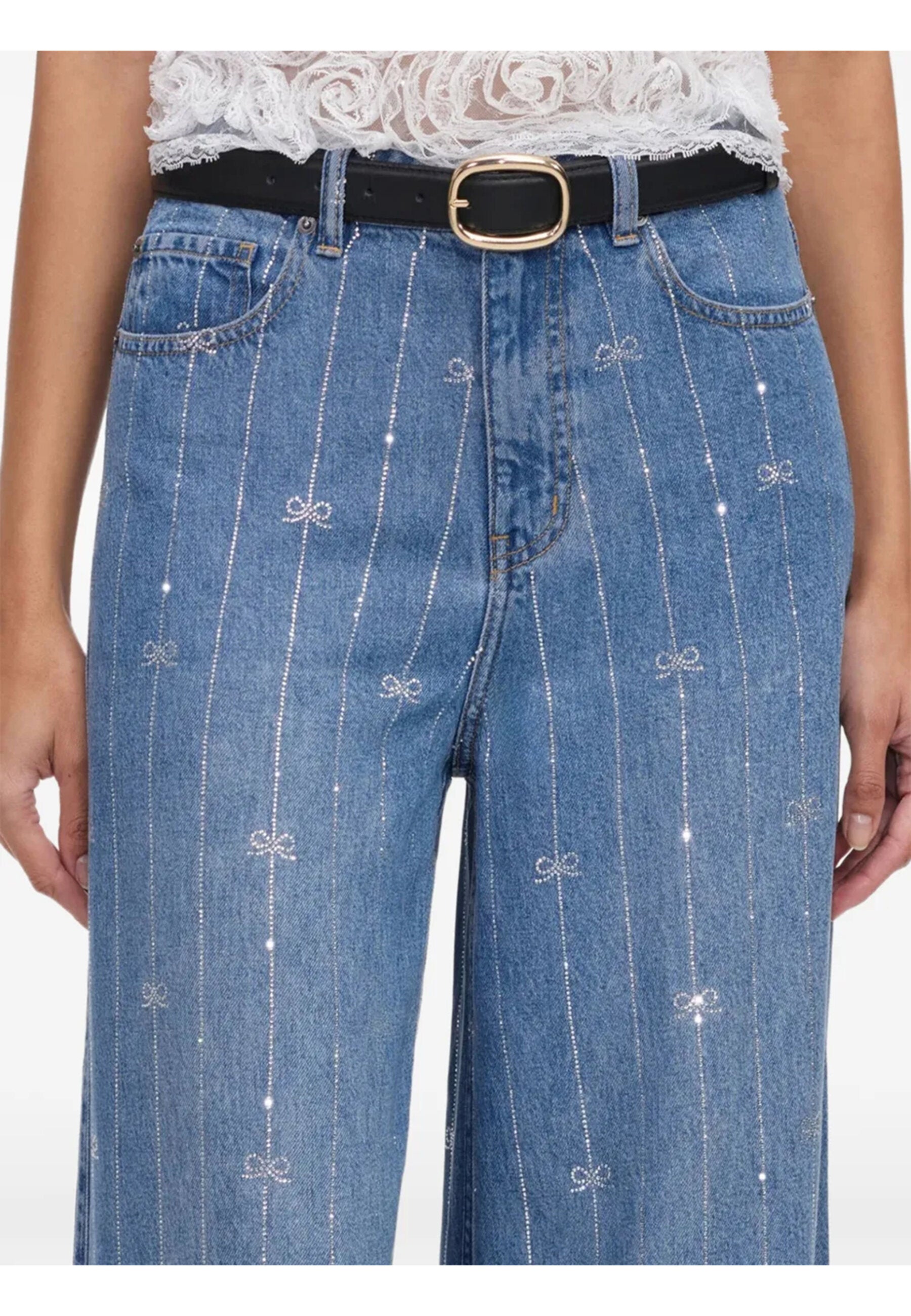Self-portrait JEANS Blu
