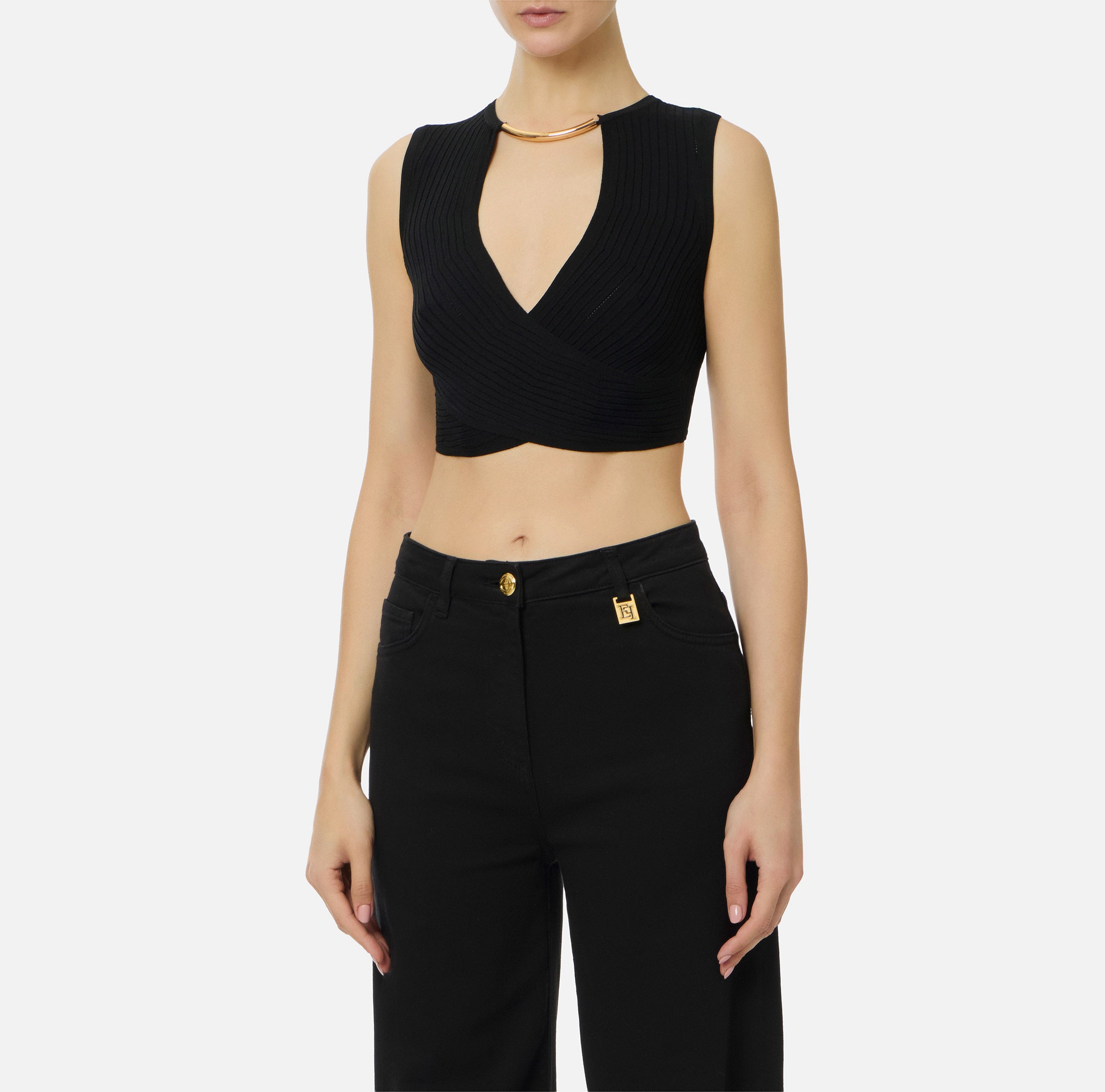 Elisabetta Franchi TOP Nero
