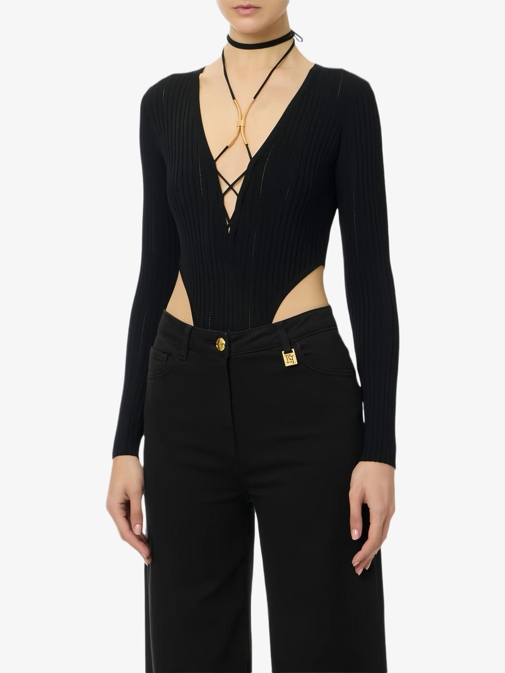 Elisabetta Franchi TOP Nero