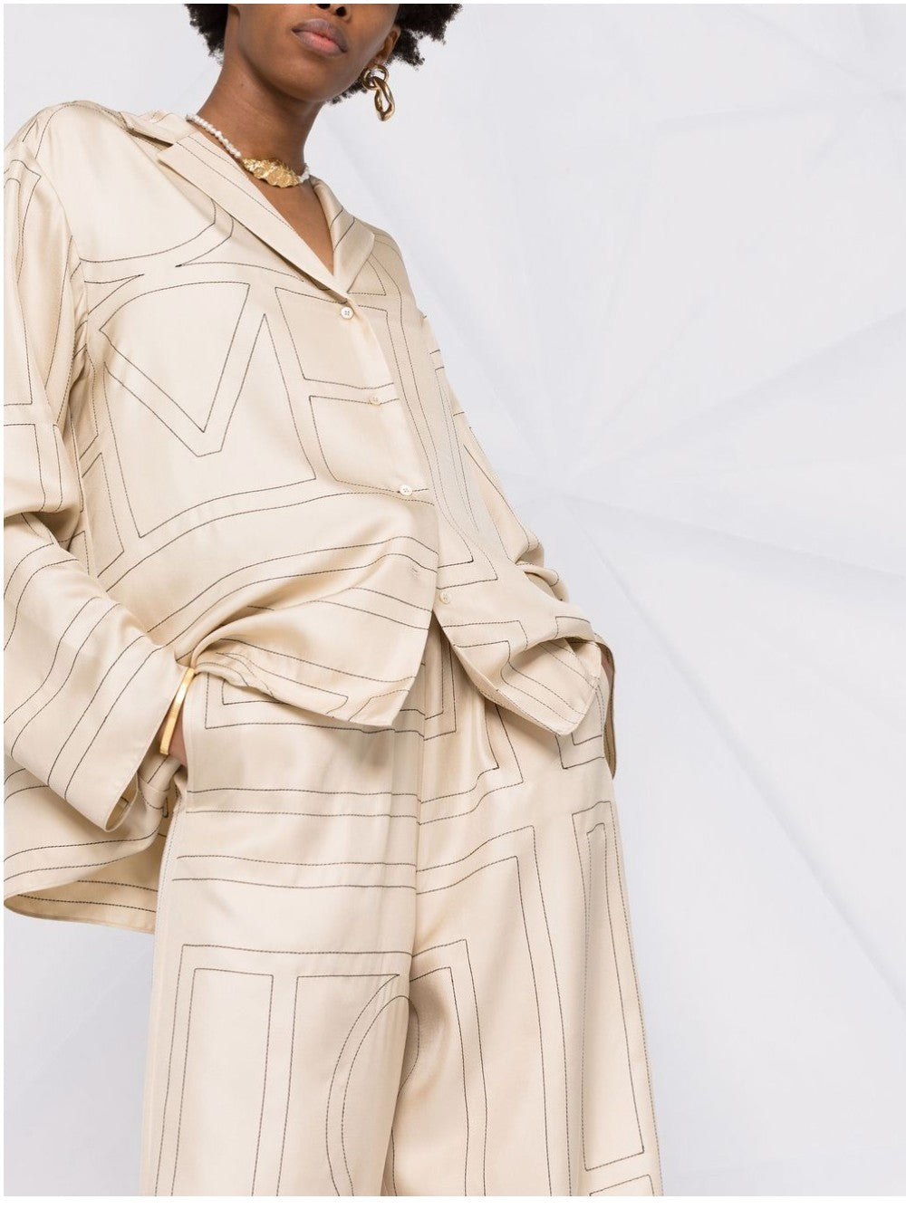 Toteme PANTALONI Beige