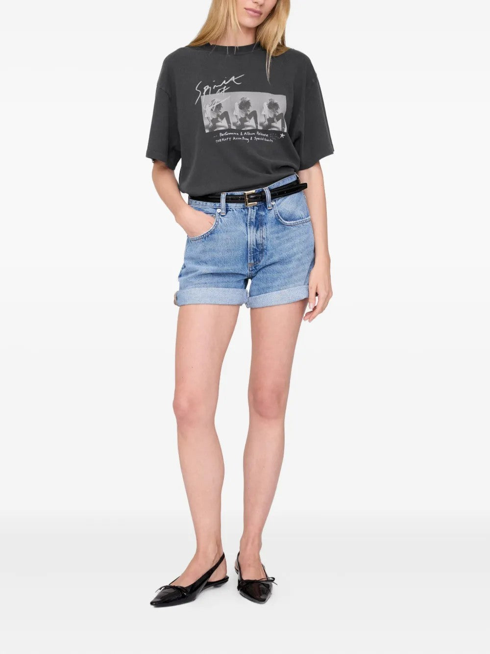 Anine Bing T-SHIRT Nero